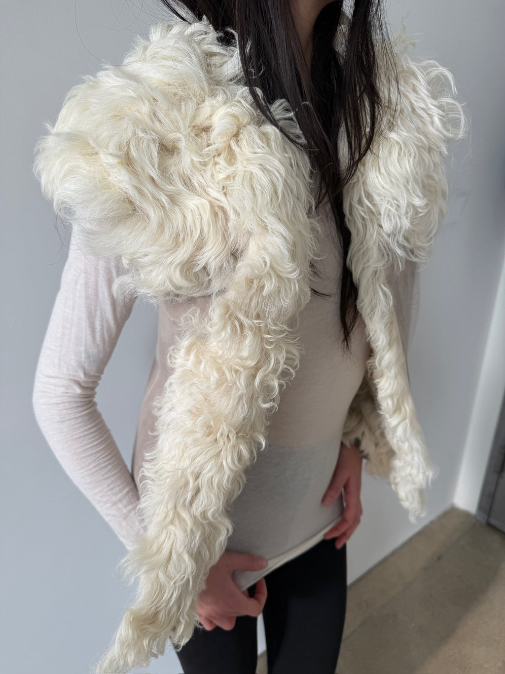 vintage gucci by tom ford 2-in-1 vest and denim jacket