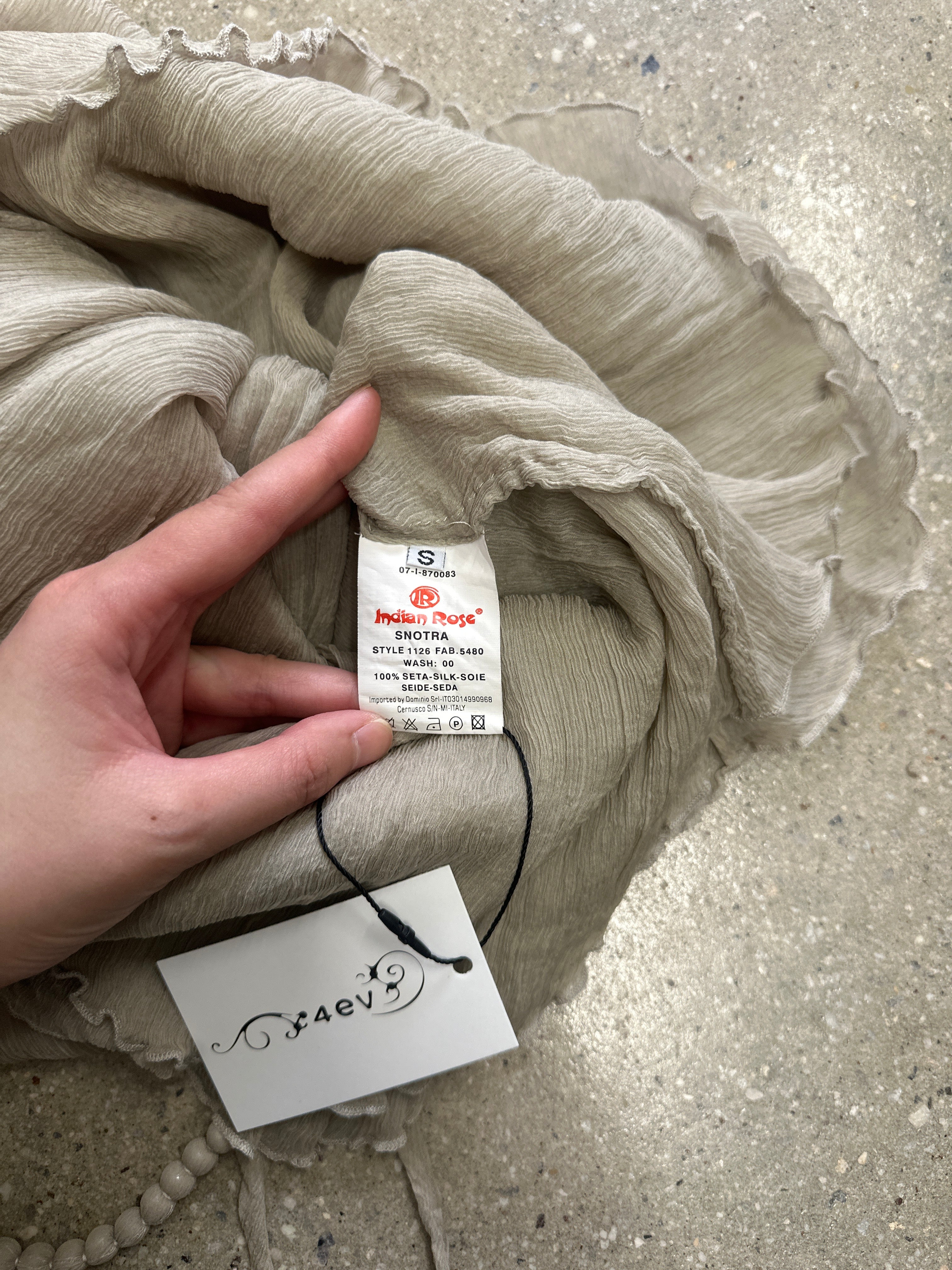 vintage italian 100% silk dress