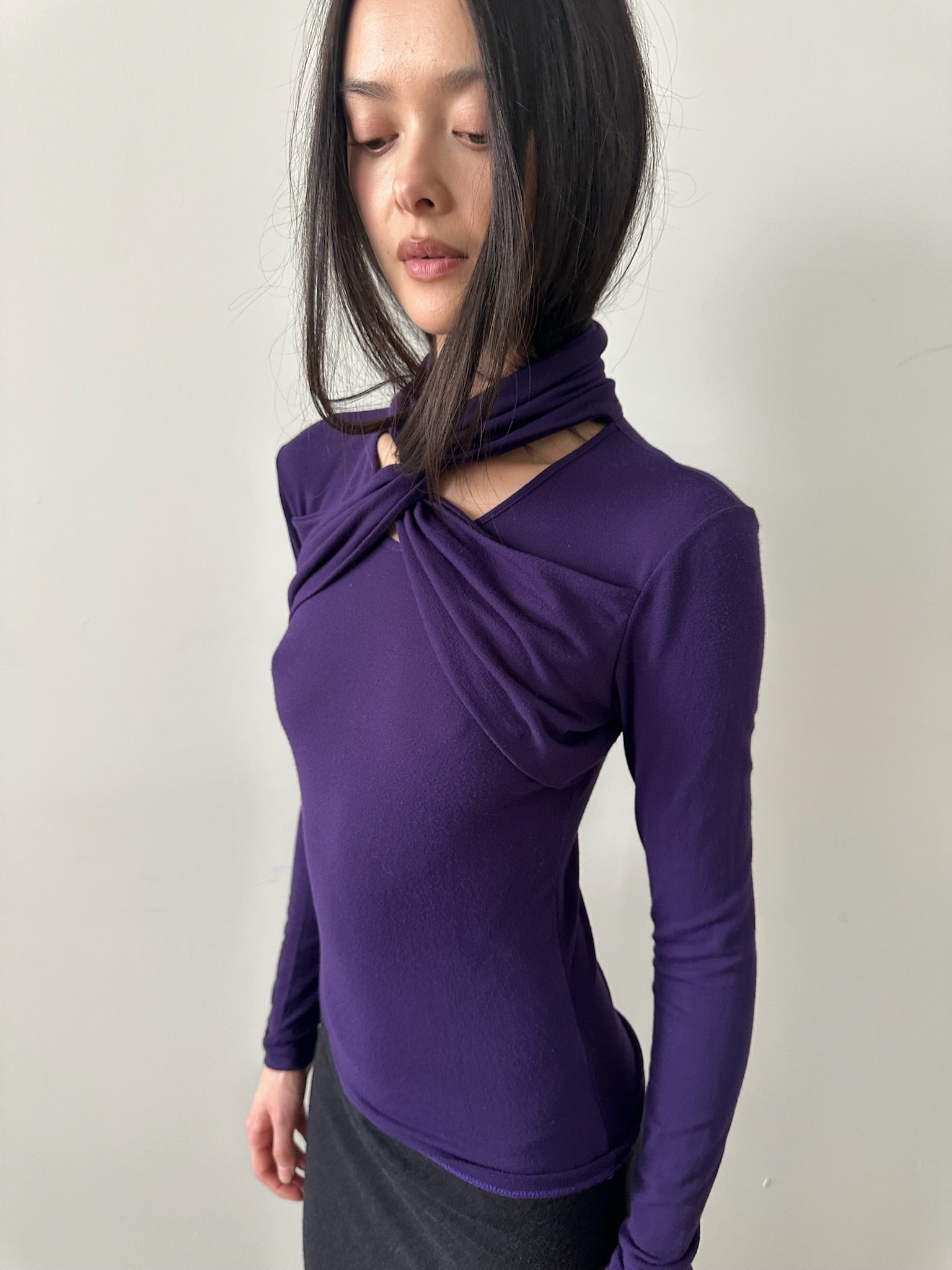 Patrizia Pepe purple long sleeve