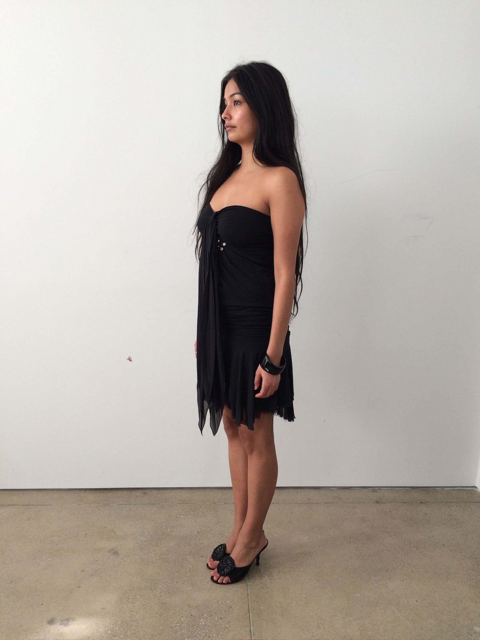 italian brand vintage halter dress