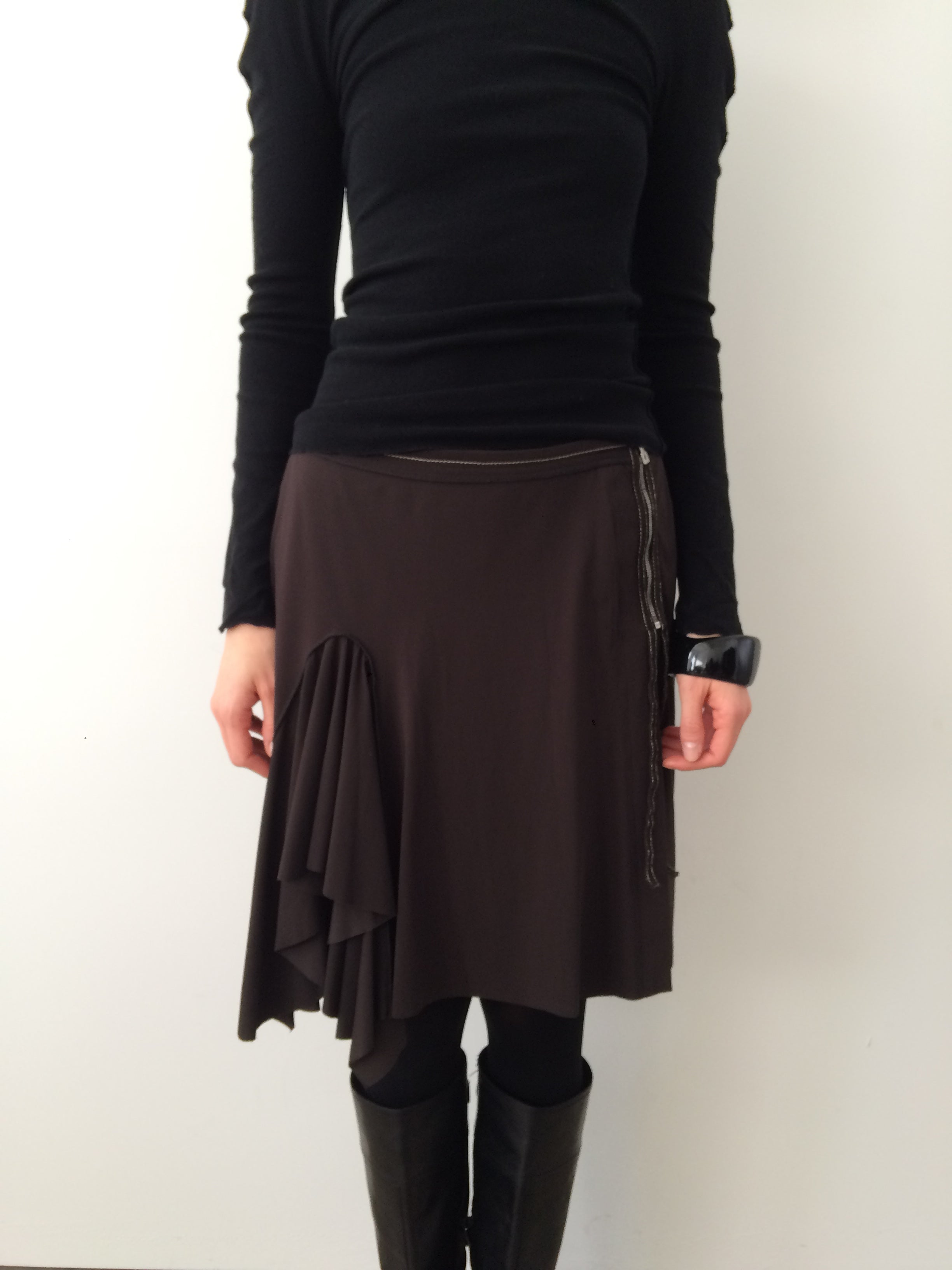marithé + françois girbaud brown skirt