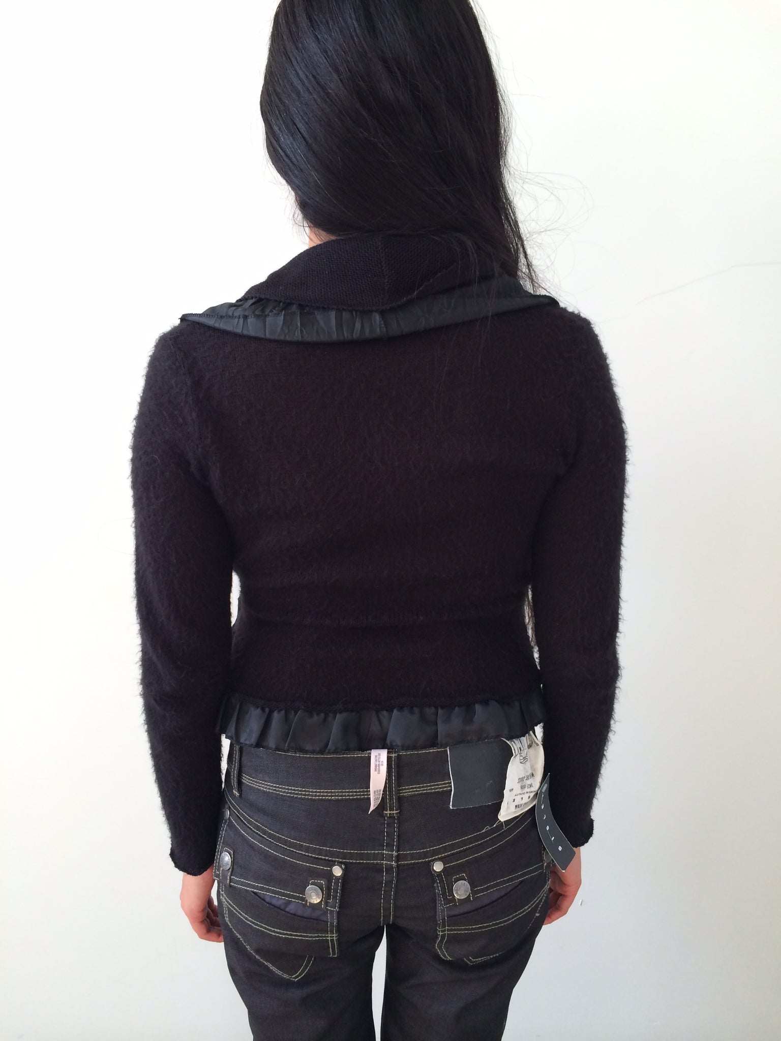 italian brand mohair wrap top