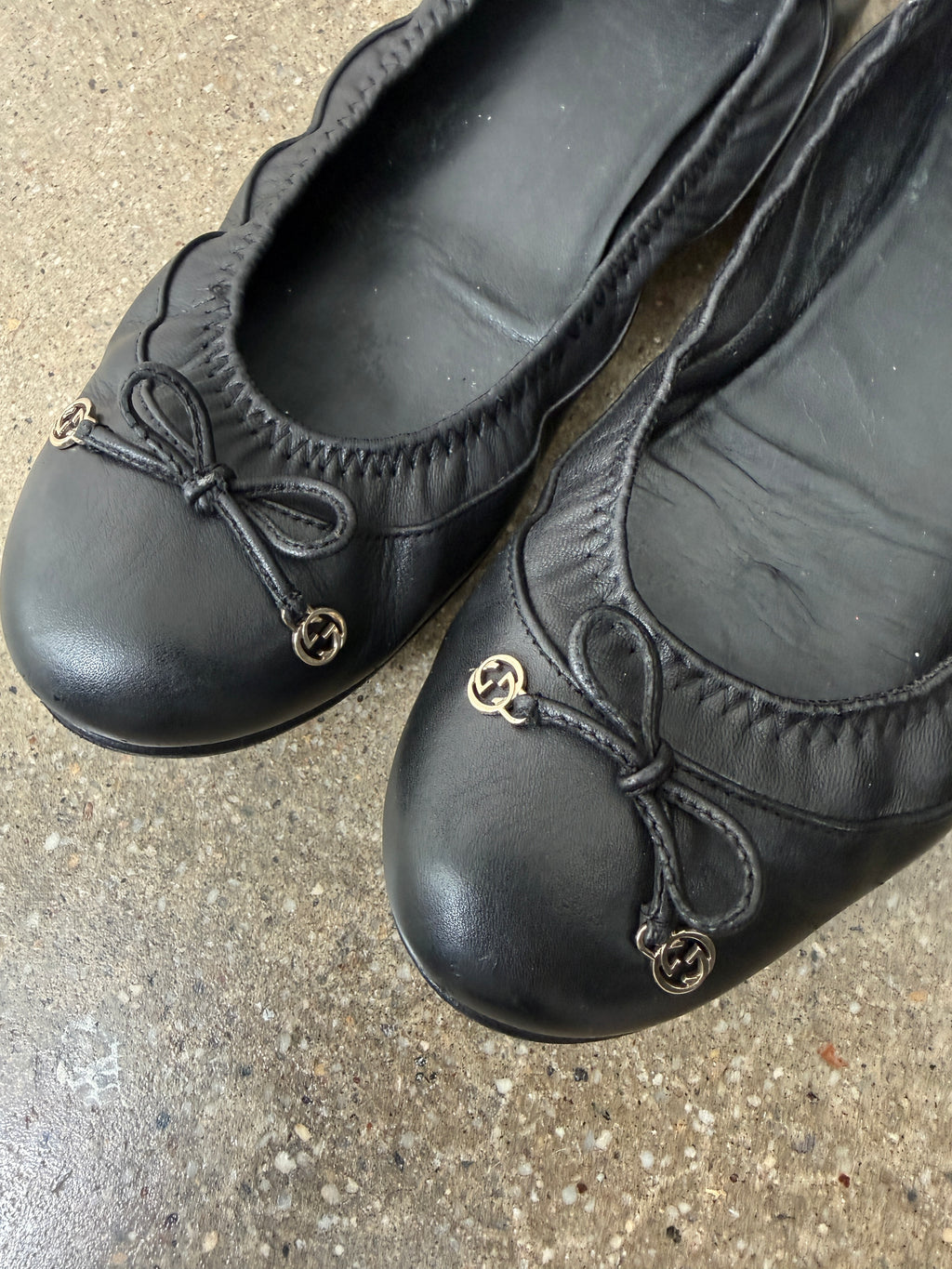 vintage gucci ballet flats US 5