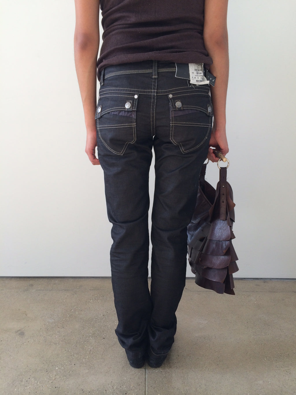 nwt studded italian brand slim fit jeans