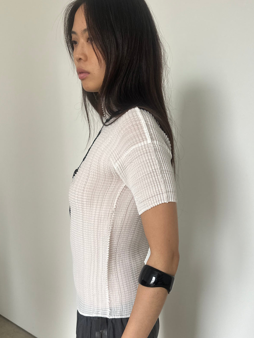 issey miyake fete pleated top
