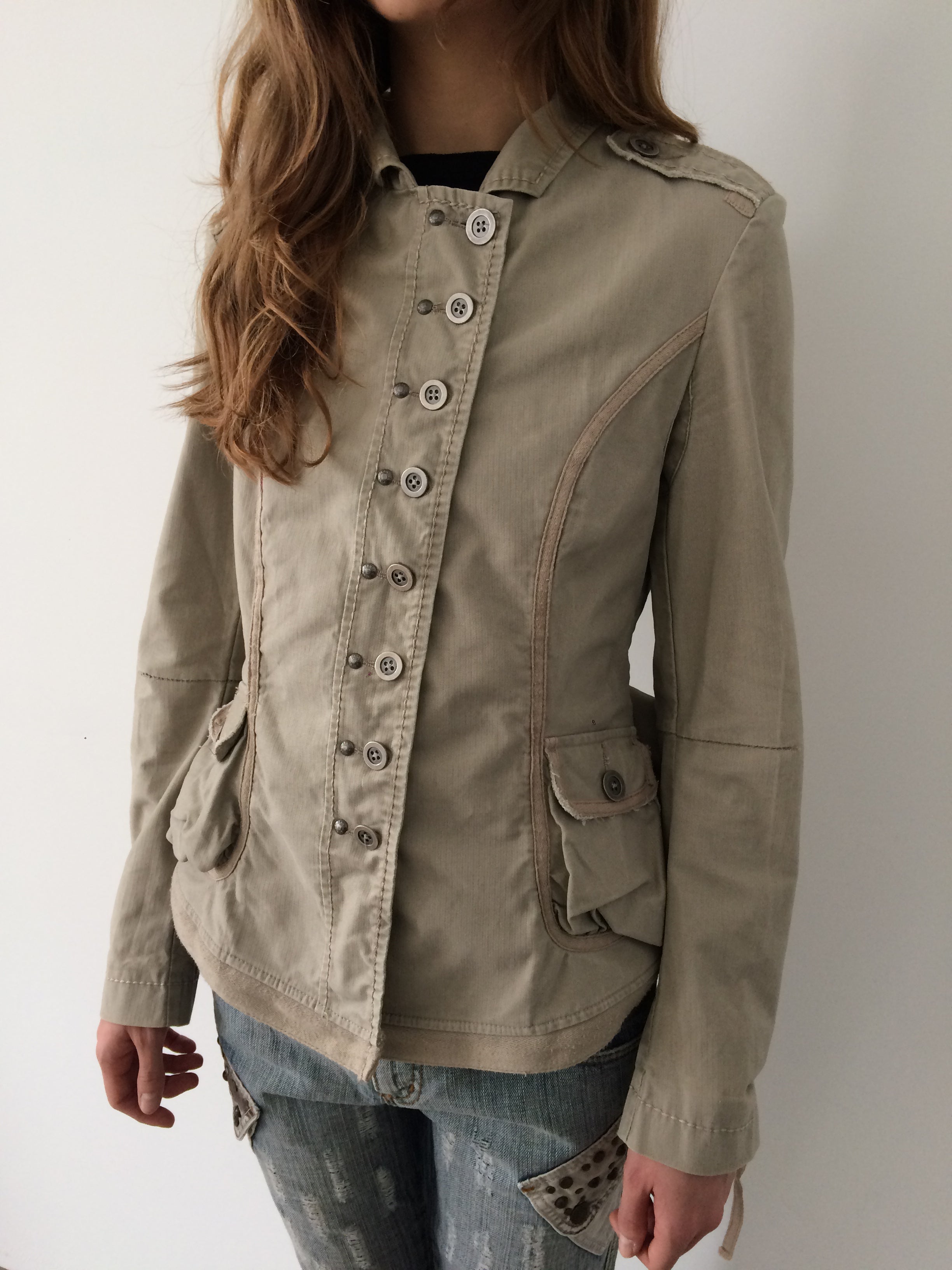 marithé + françois girbaud tan jacket