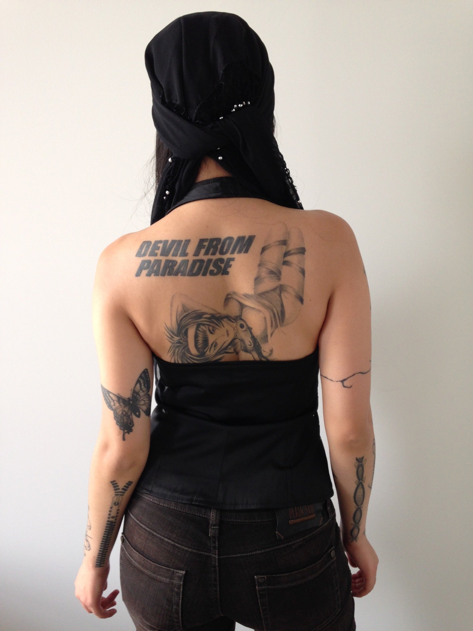 italian brand halter corset top