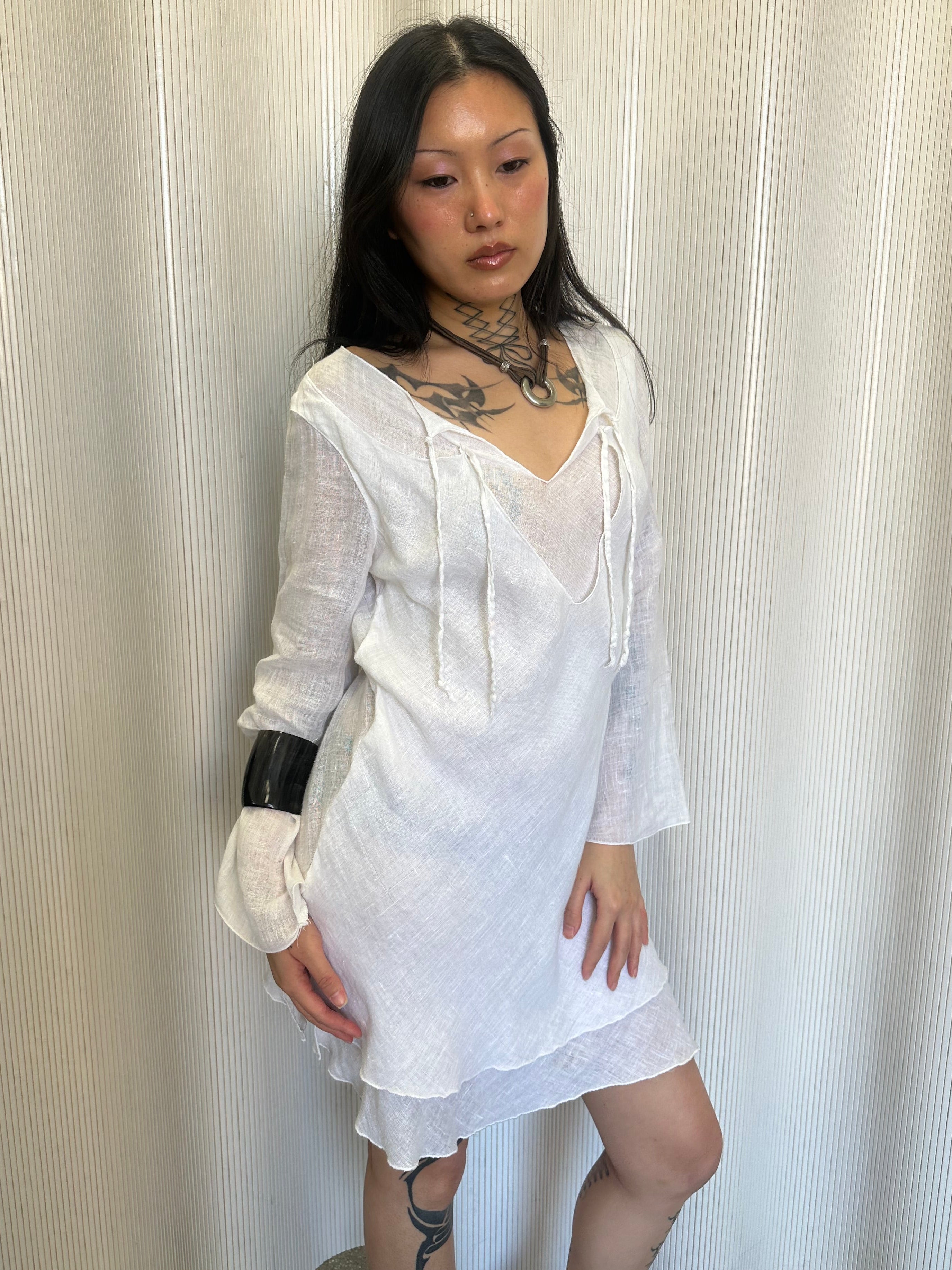 italian brand linen dress made in italy