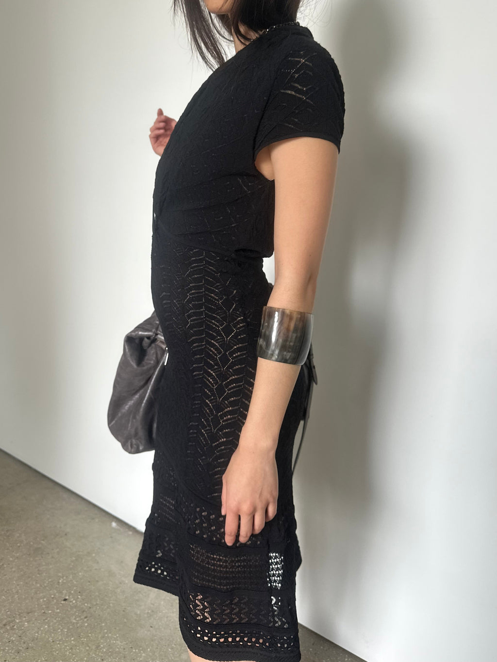 catherine malandrino knit stretch dress