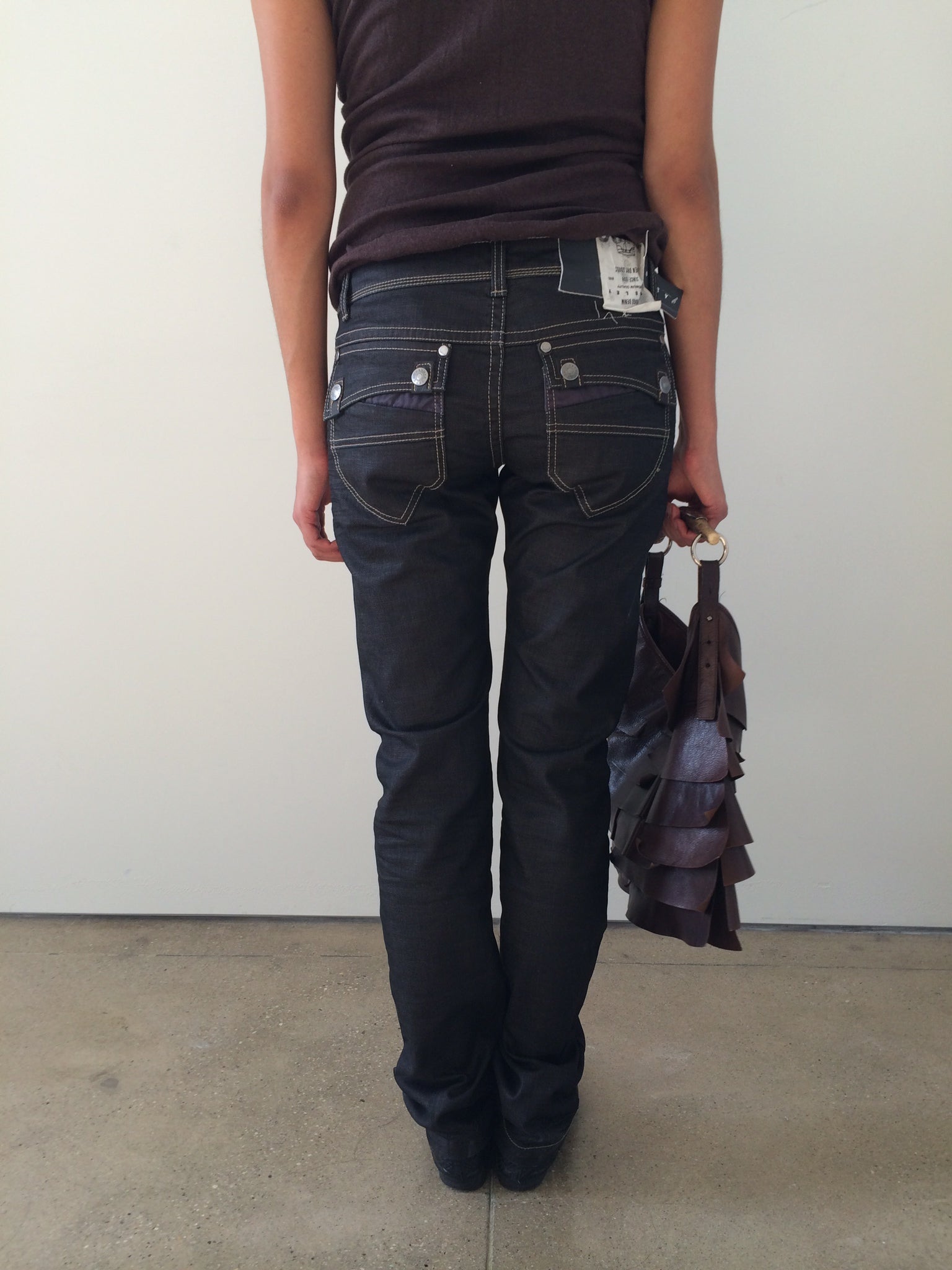 nwt studded italian brand slim fit jeans