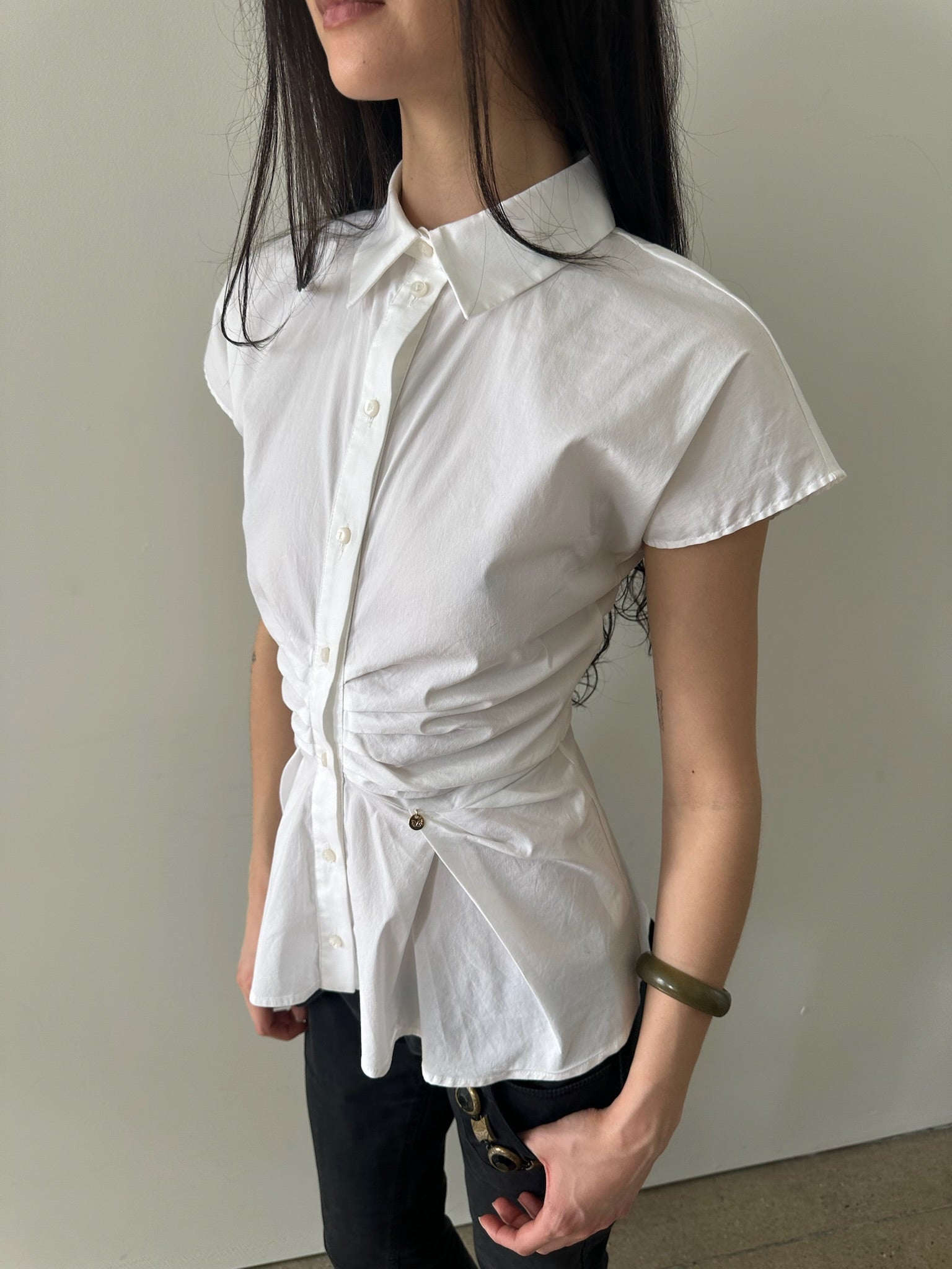 Betty blue button down