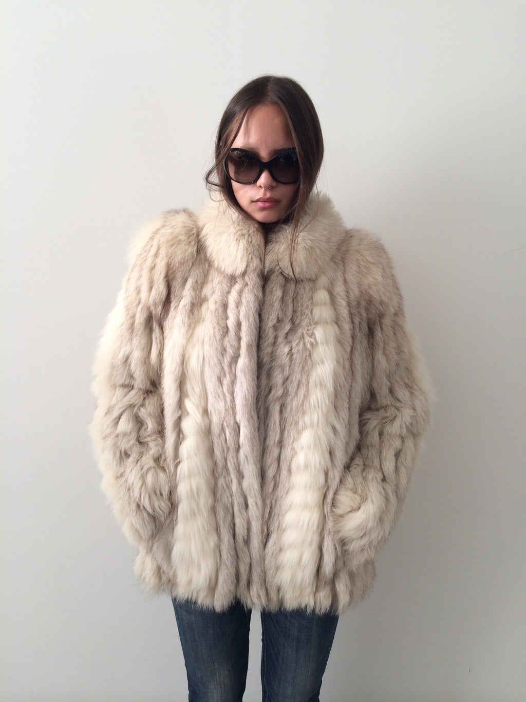 vintage fox fur coat