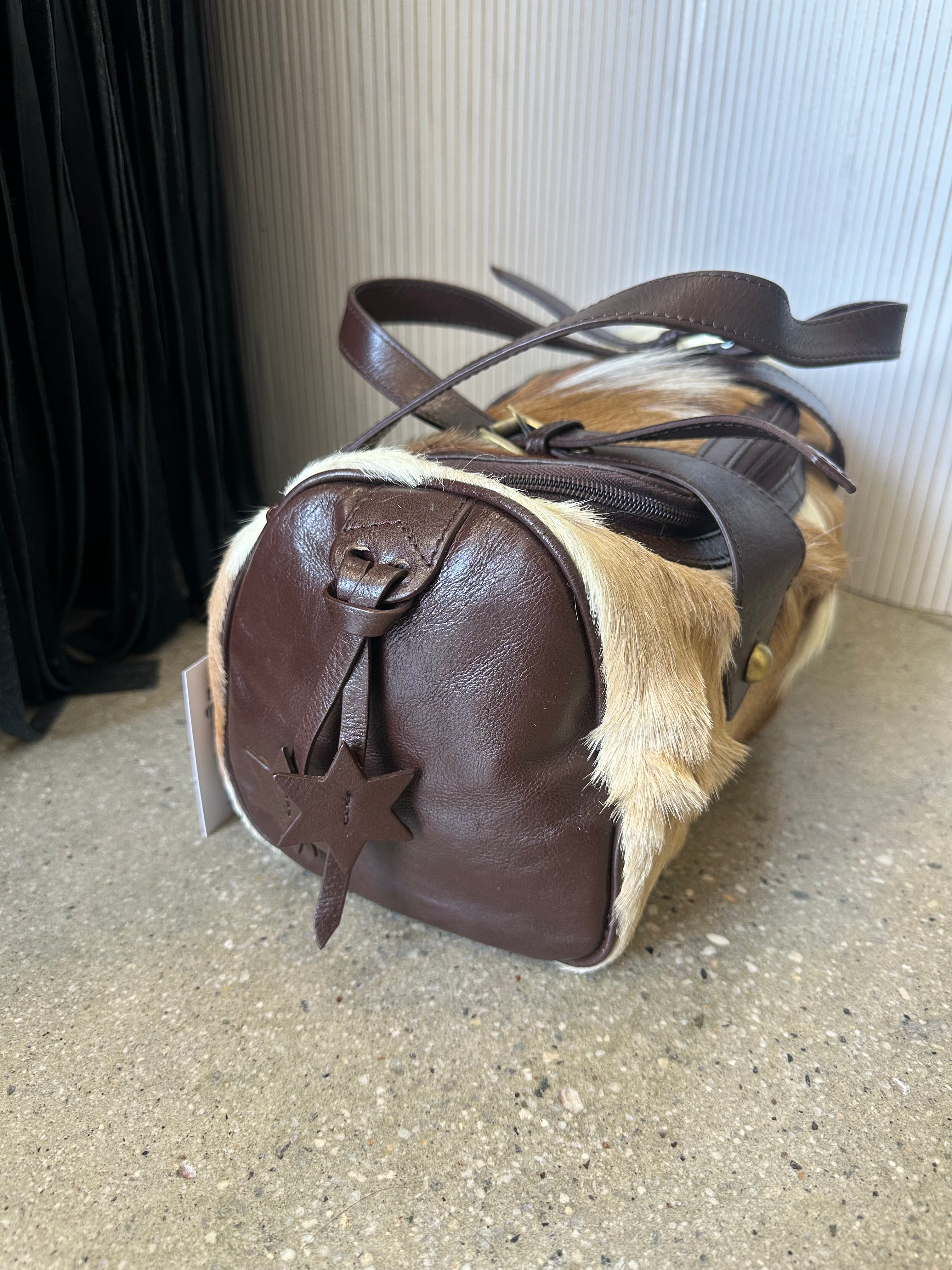 pony hair bag made in italy