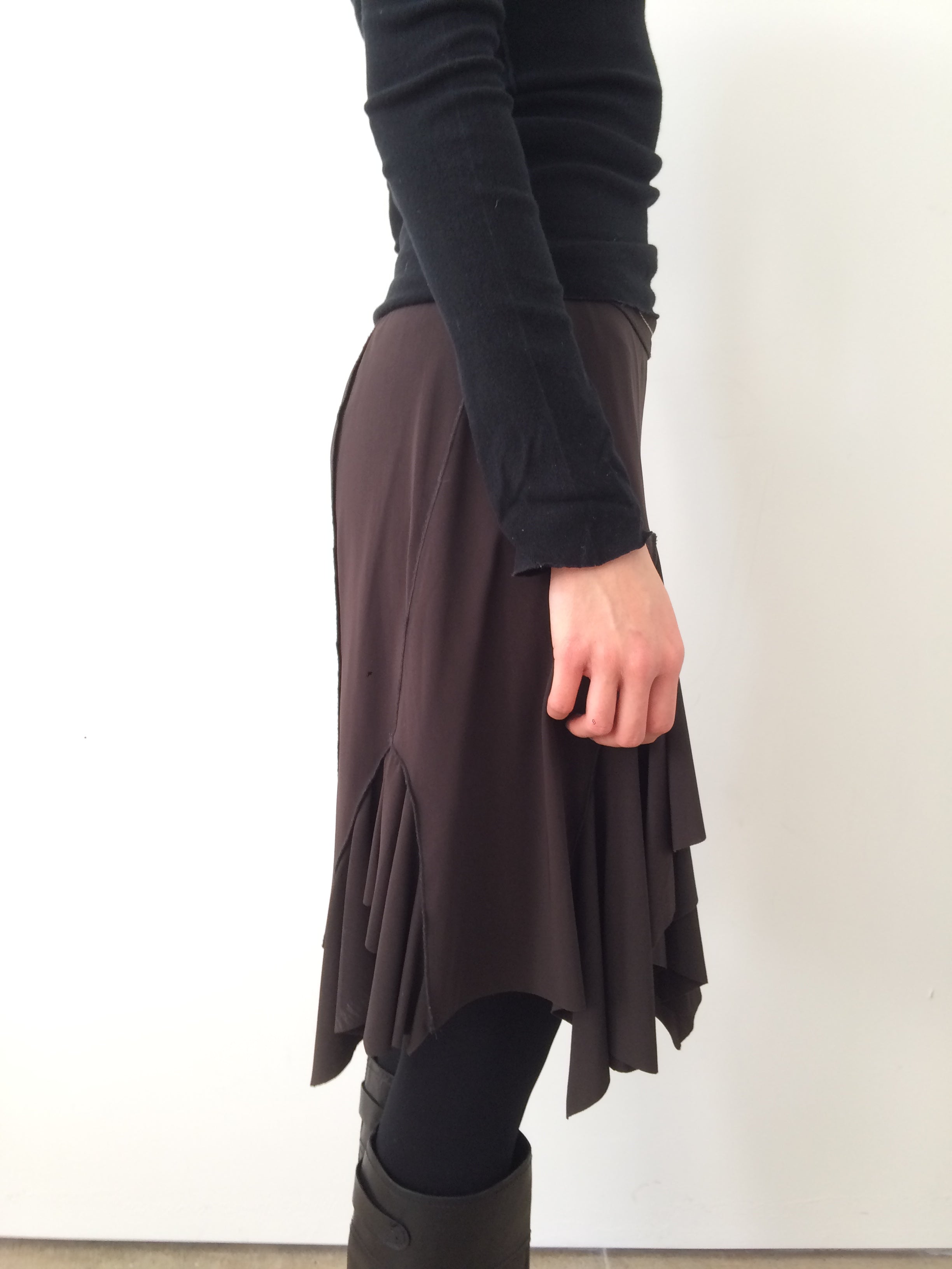 marithé + françois girbaud brown skirt