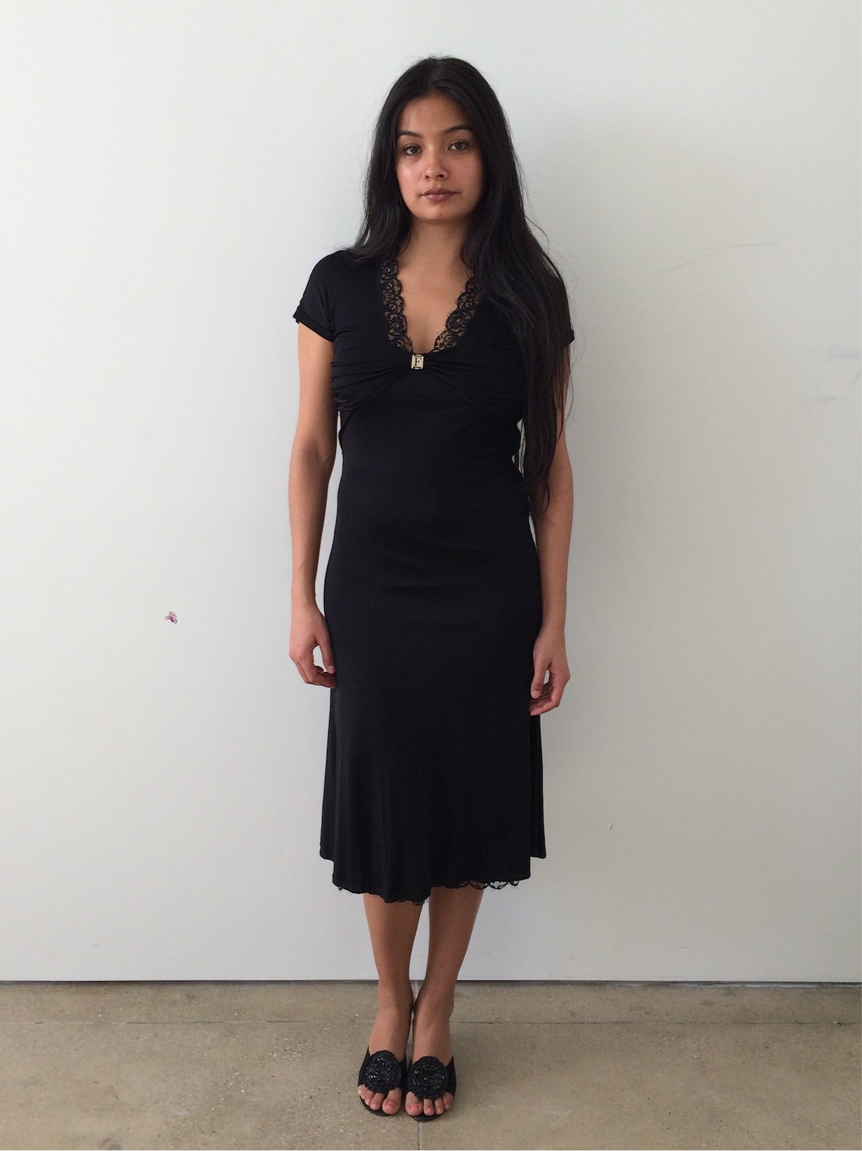 vintage alberta ferreti slip dress