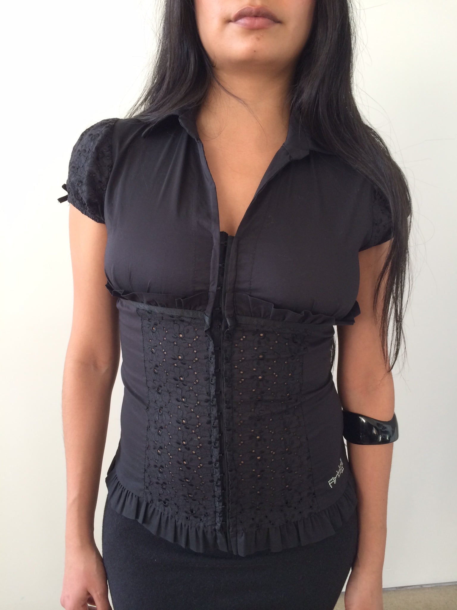 italian brand vintage corset top
