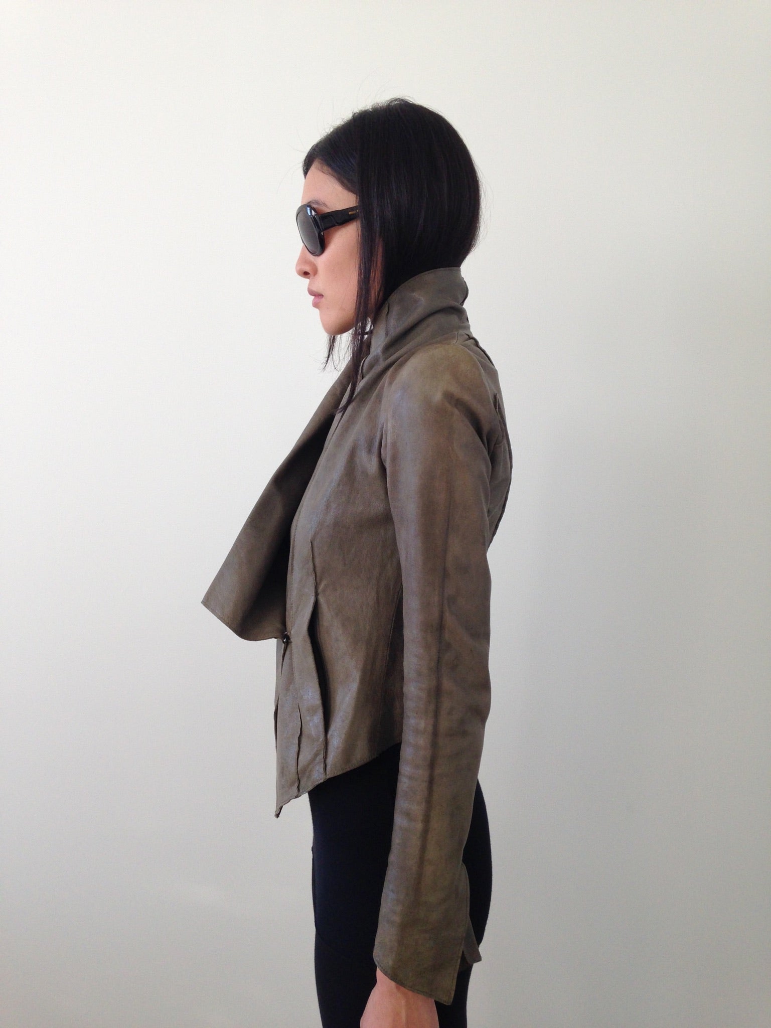 helmut lang lamb leather jacket