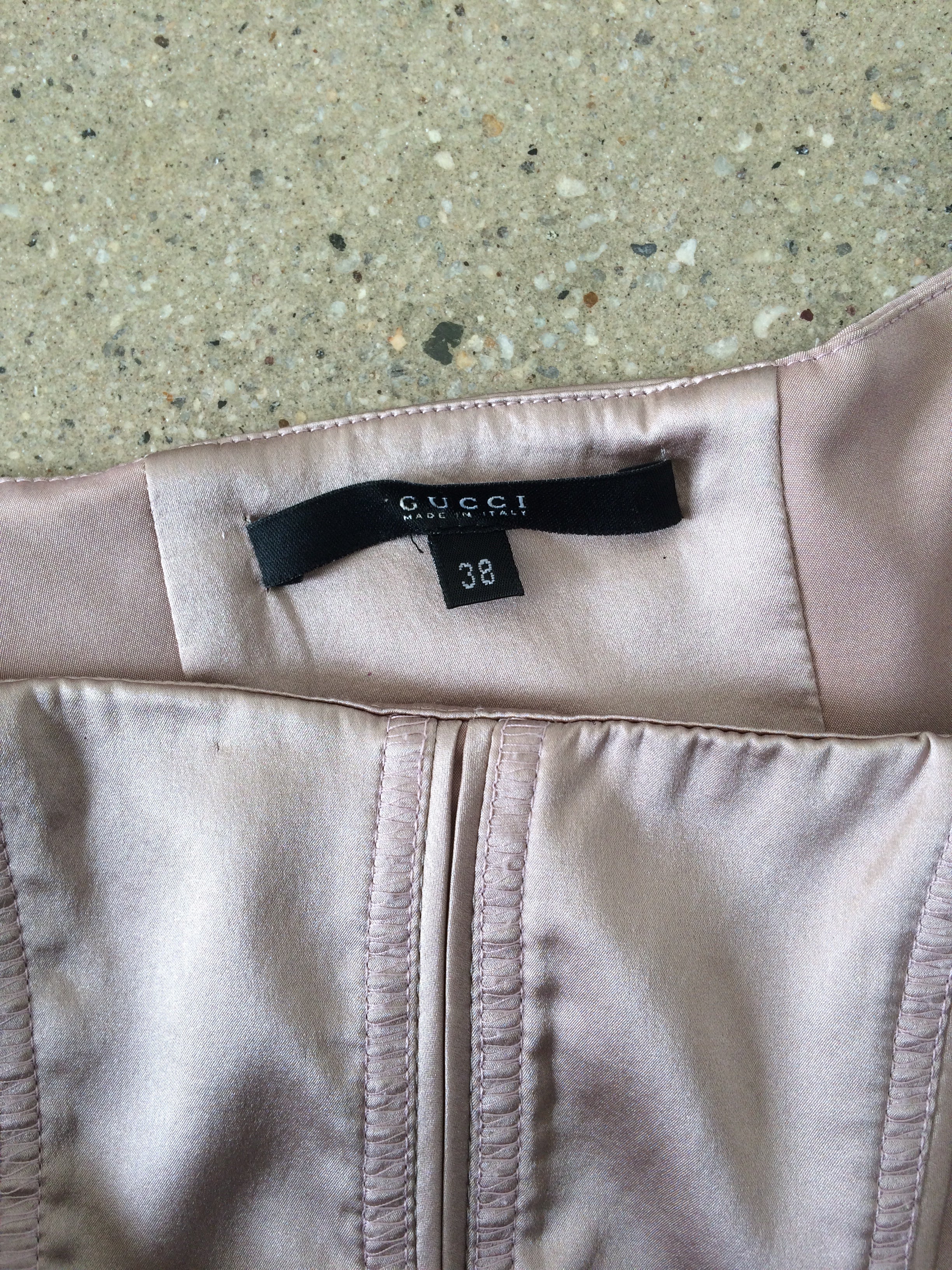 vintage gucci by tom ford blush dress