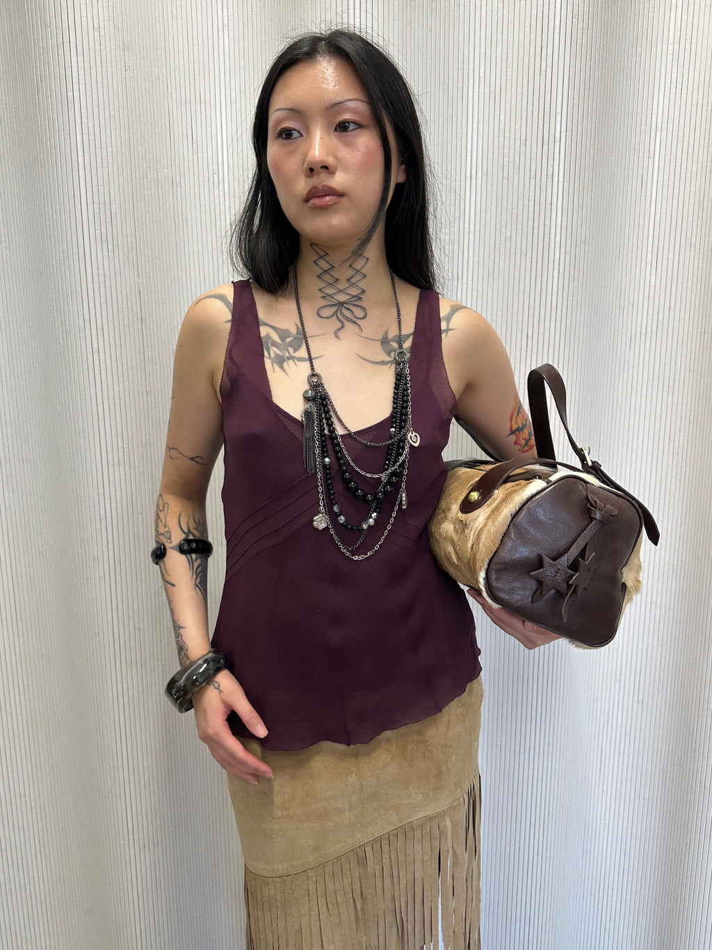 vintage italian silk top