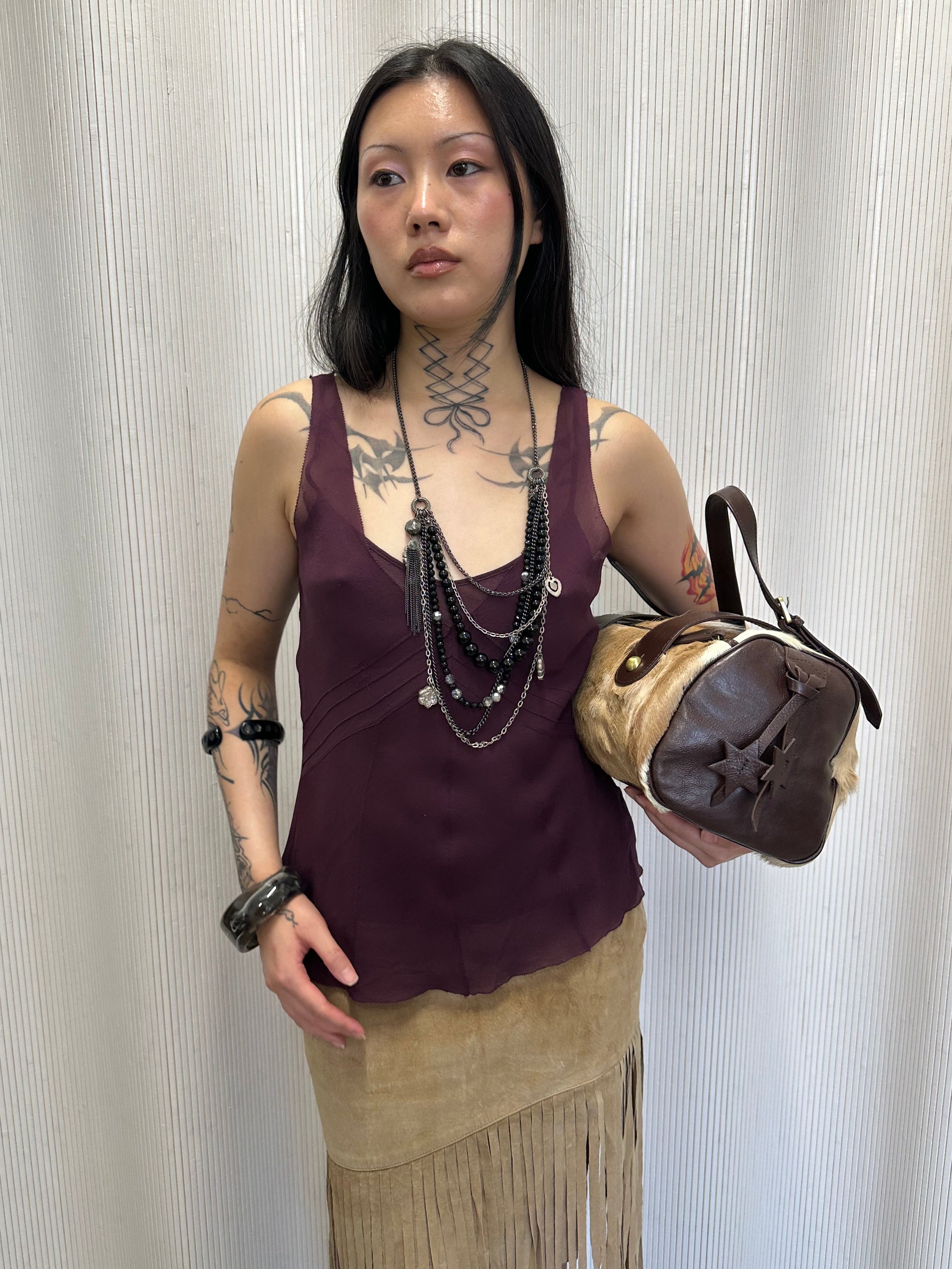 vintage italian silk top