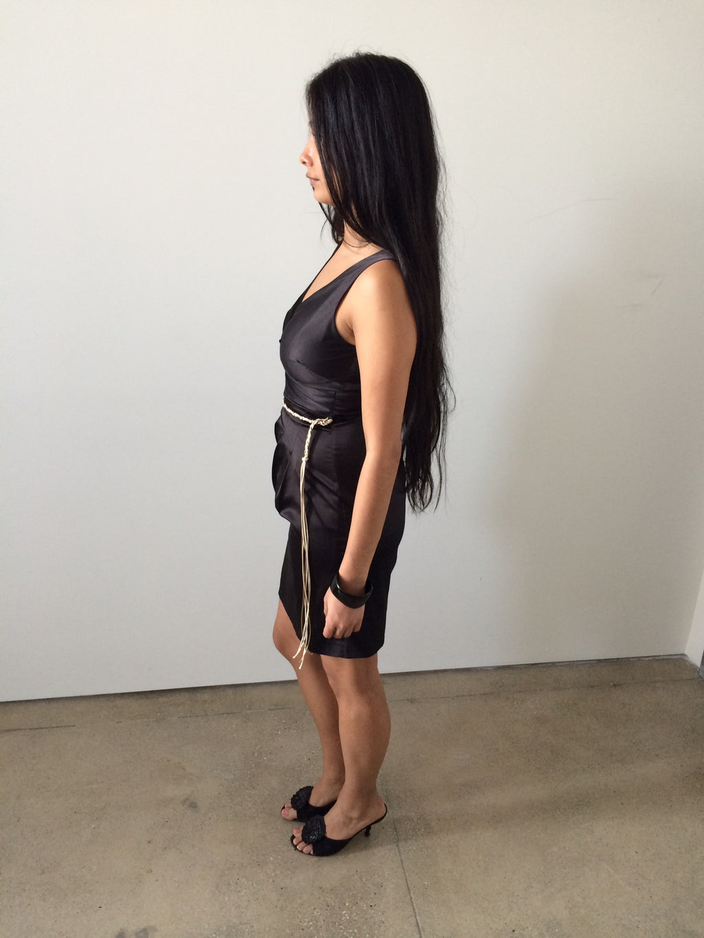 phard braided detail dress