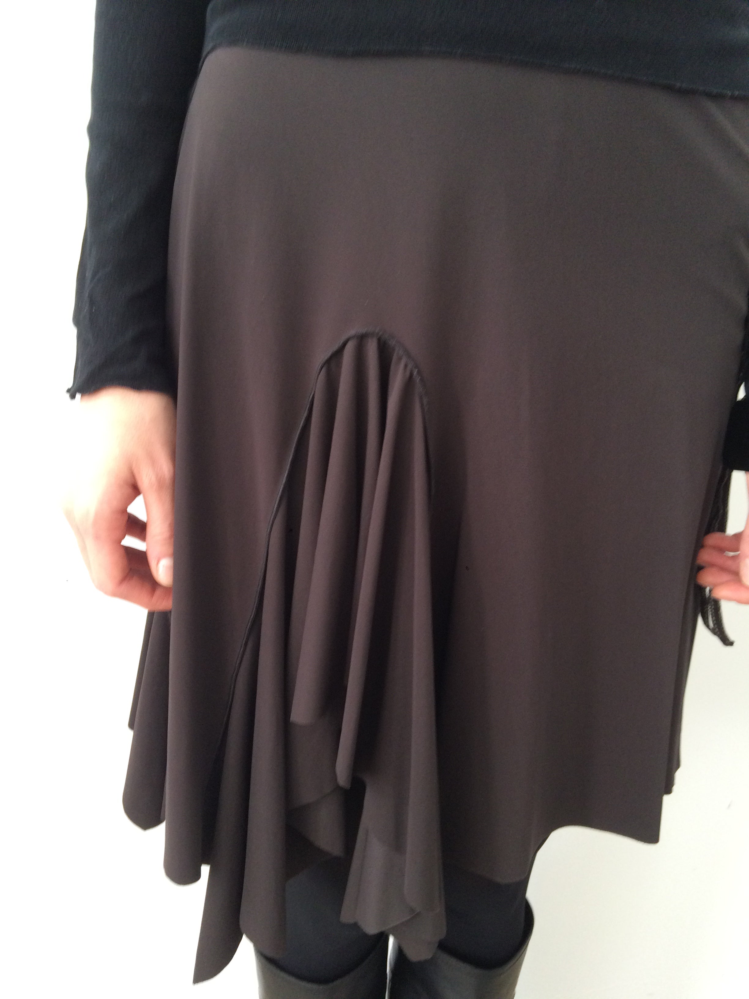 marithé + françois girbaud brown skirt