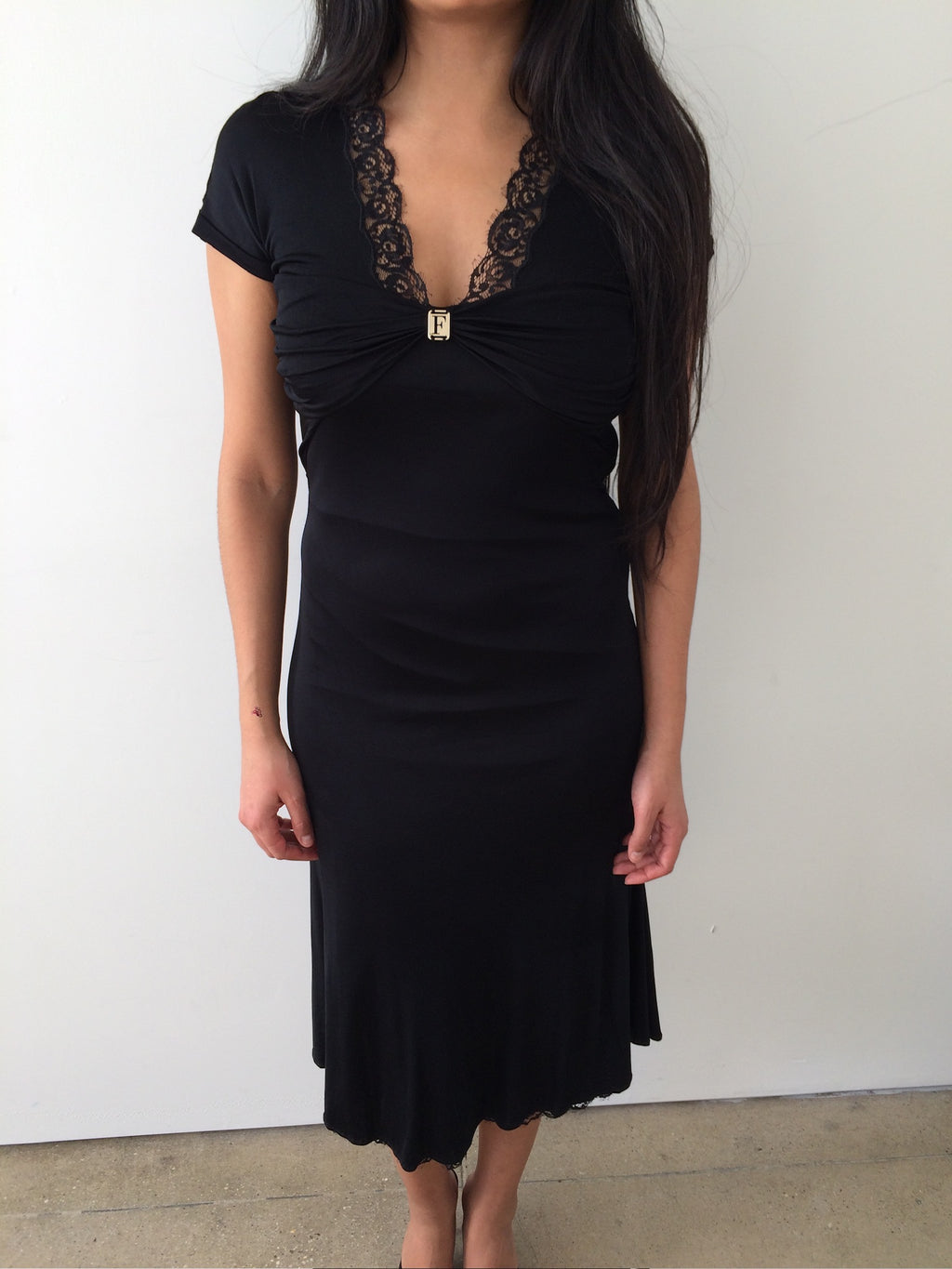 vintage alberta ferreti slip dress