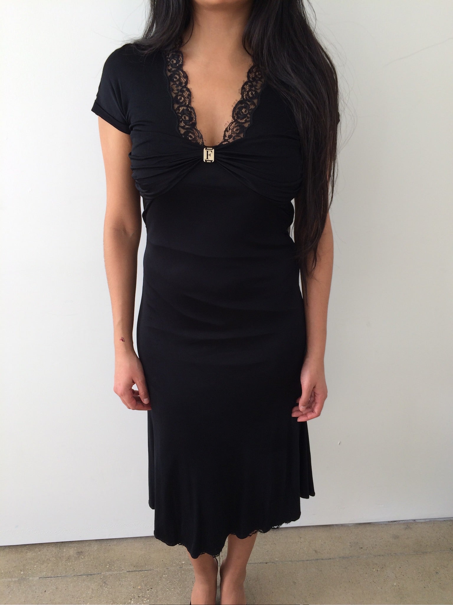 vintage alberta ferreti slip dress