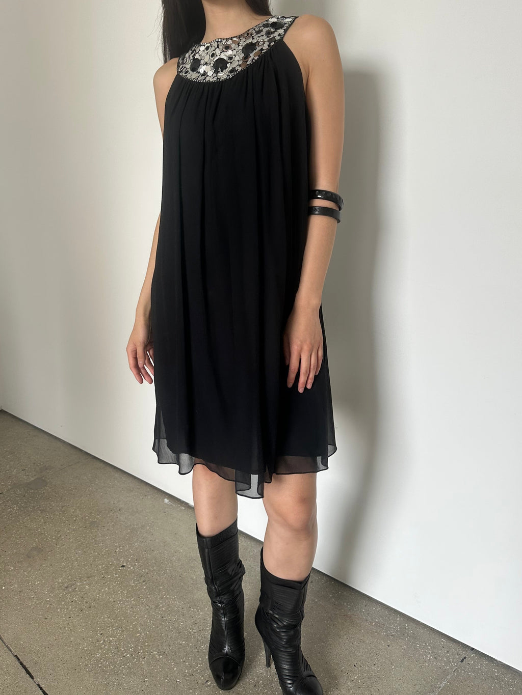 maggy london silk dress