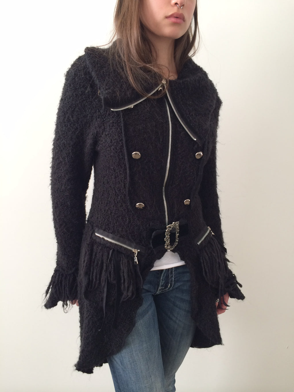 zone bleue wool jacket