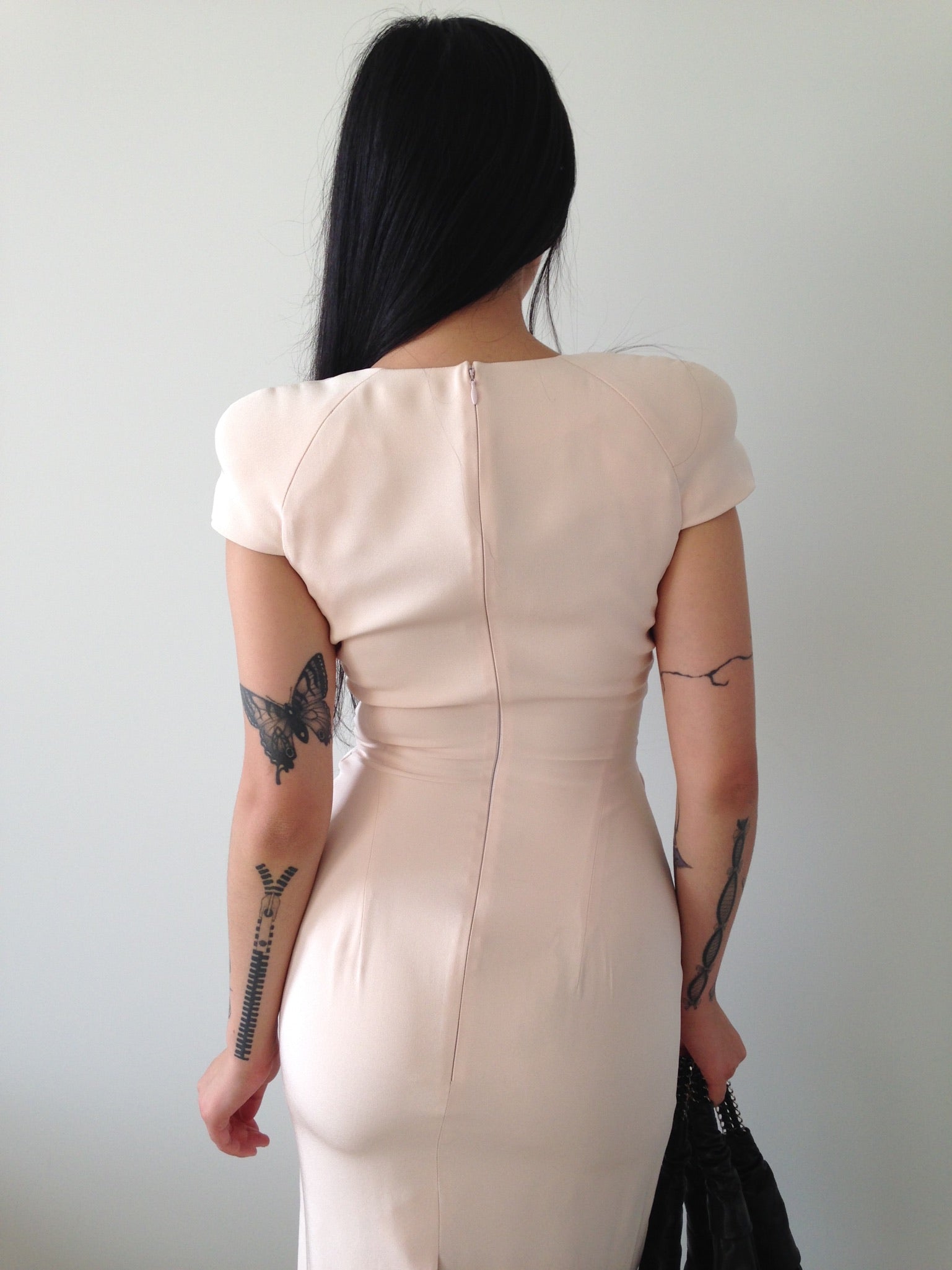 alexander mcqueen 2011 silk dress