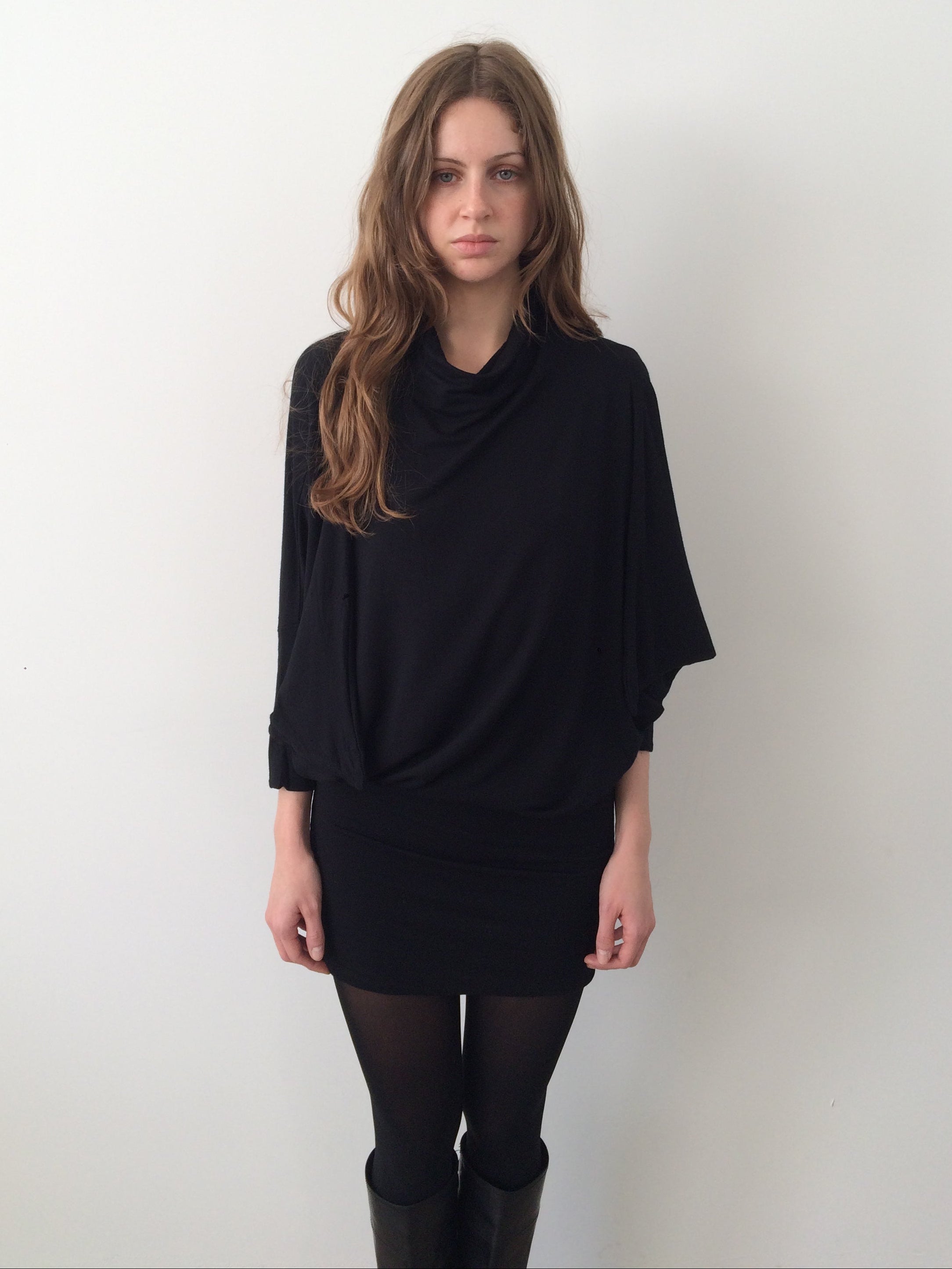 cop copine draped dress