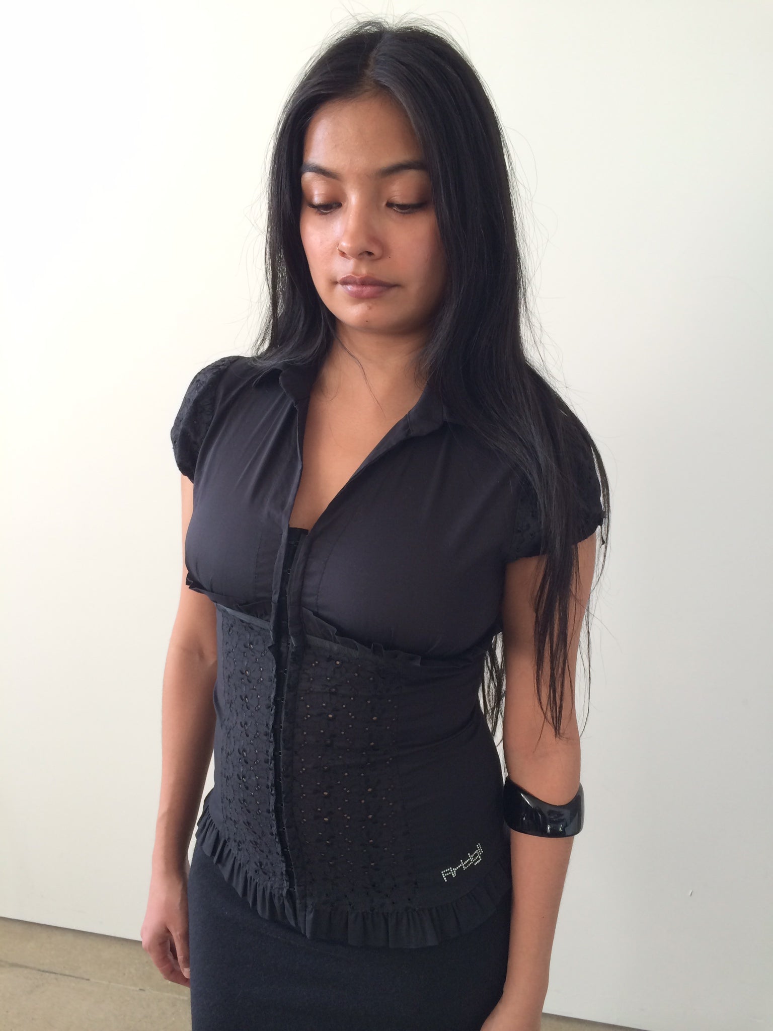 italian brand vintage corset top