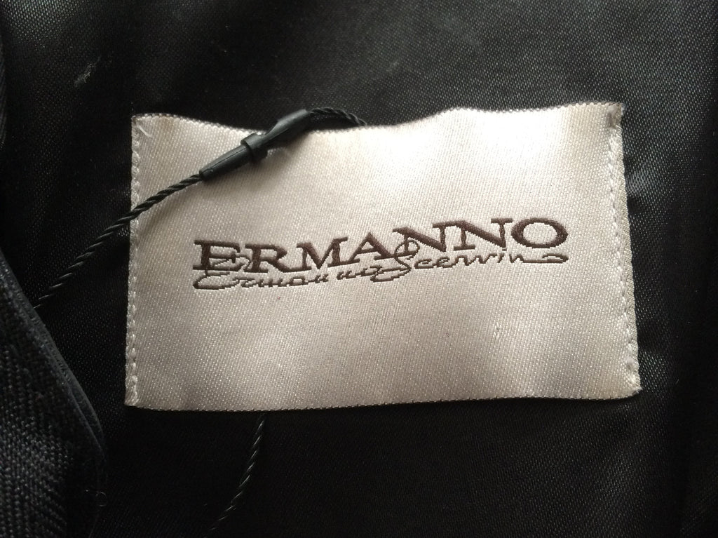 vintage ermanno scervino black zippered jacket