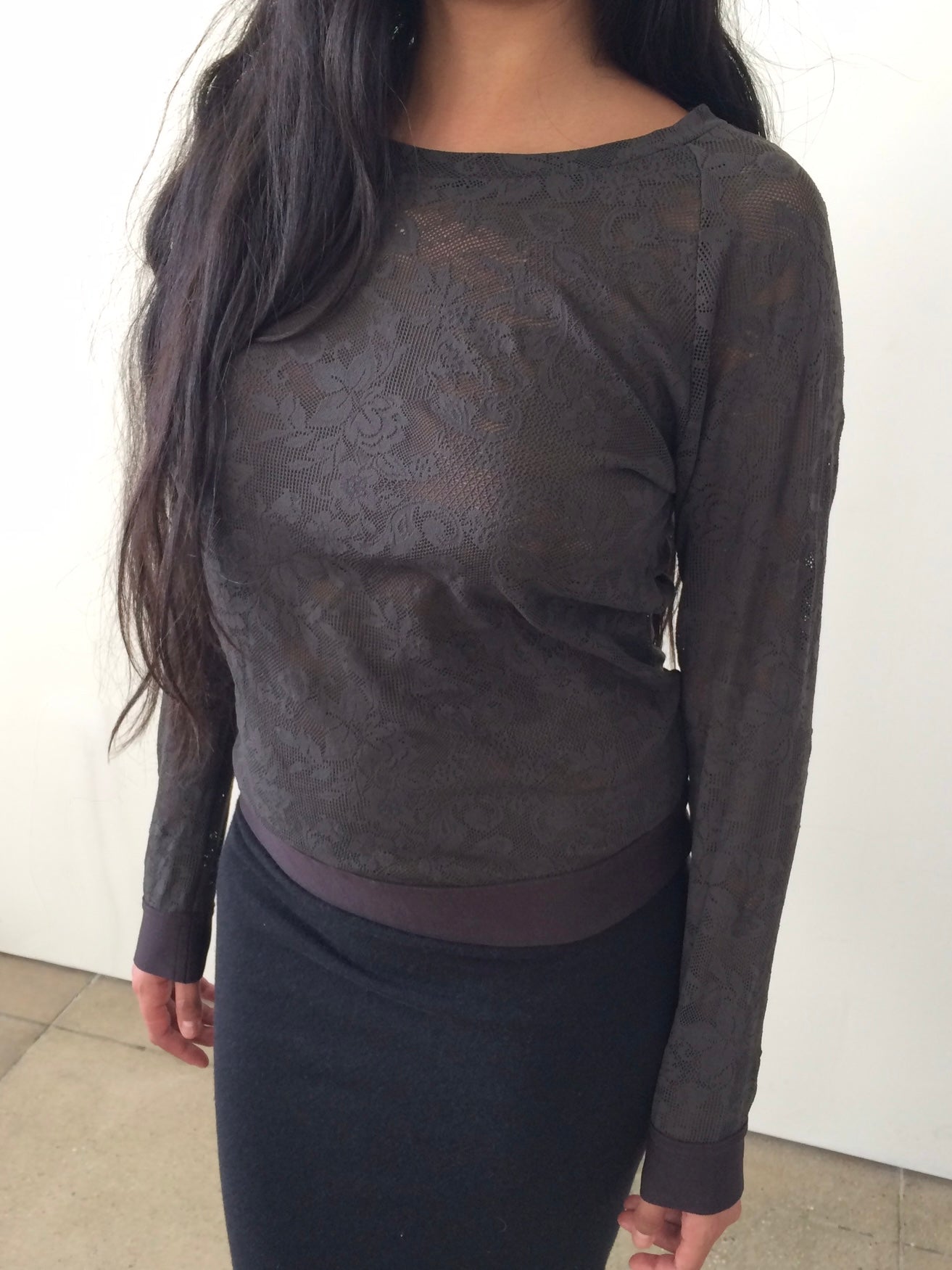 vintage French 90’s mesh top nwt
