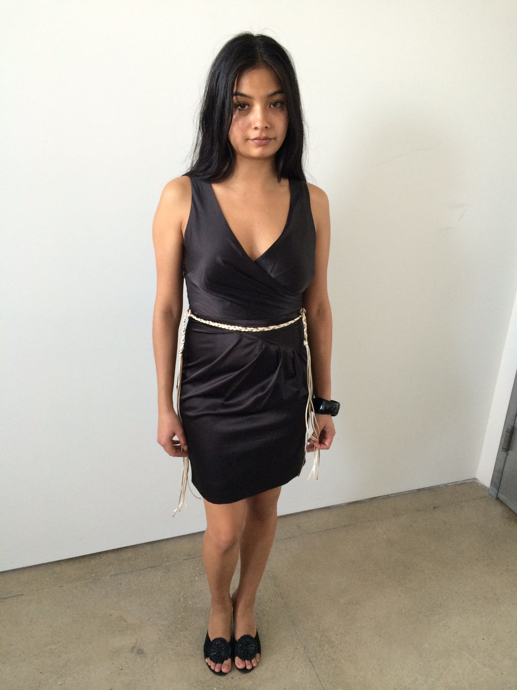 phard braided detail dress