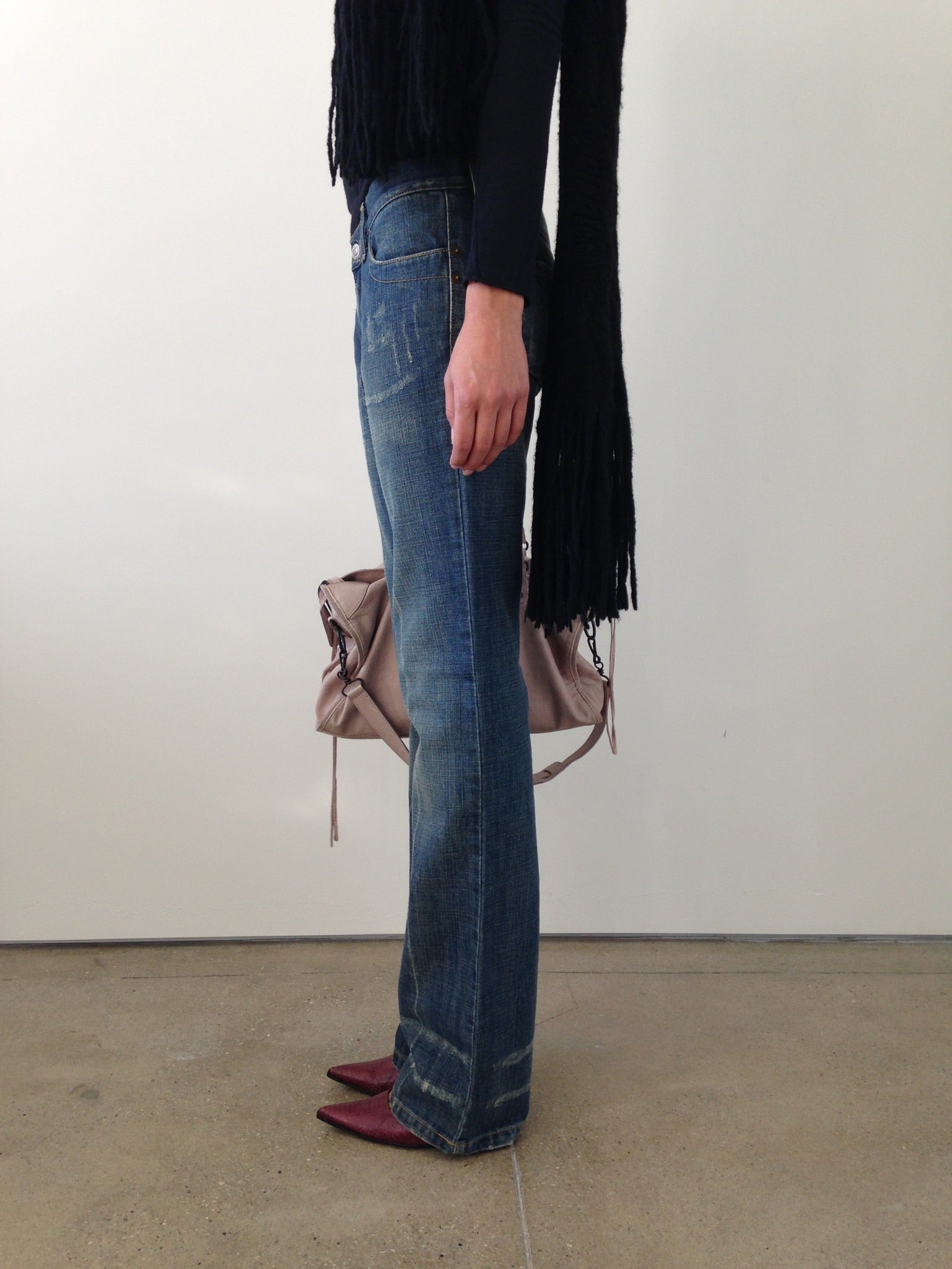 italian brand low rise jeans