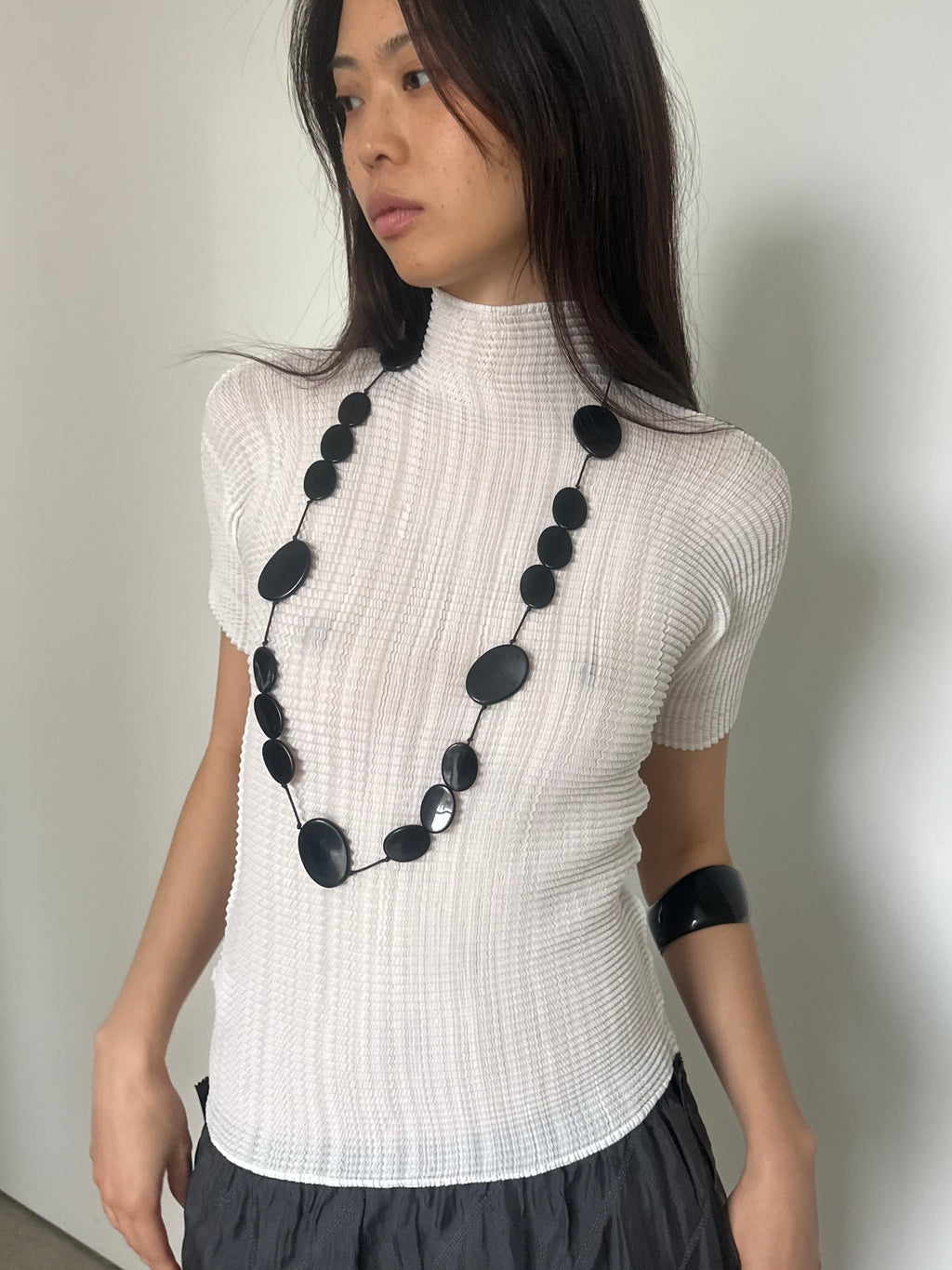 issey miyake fete pleated top