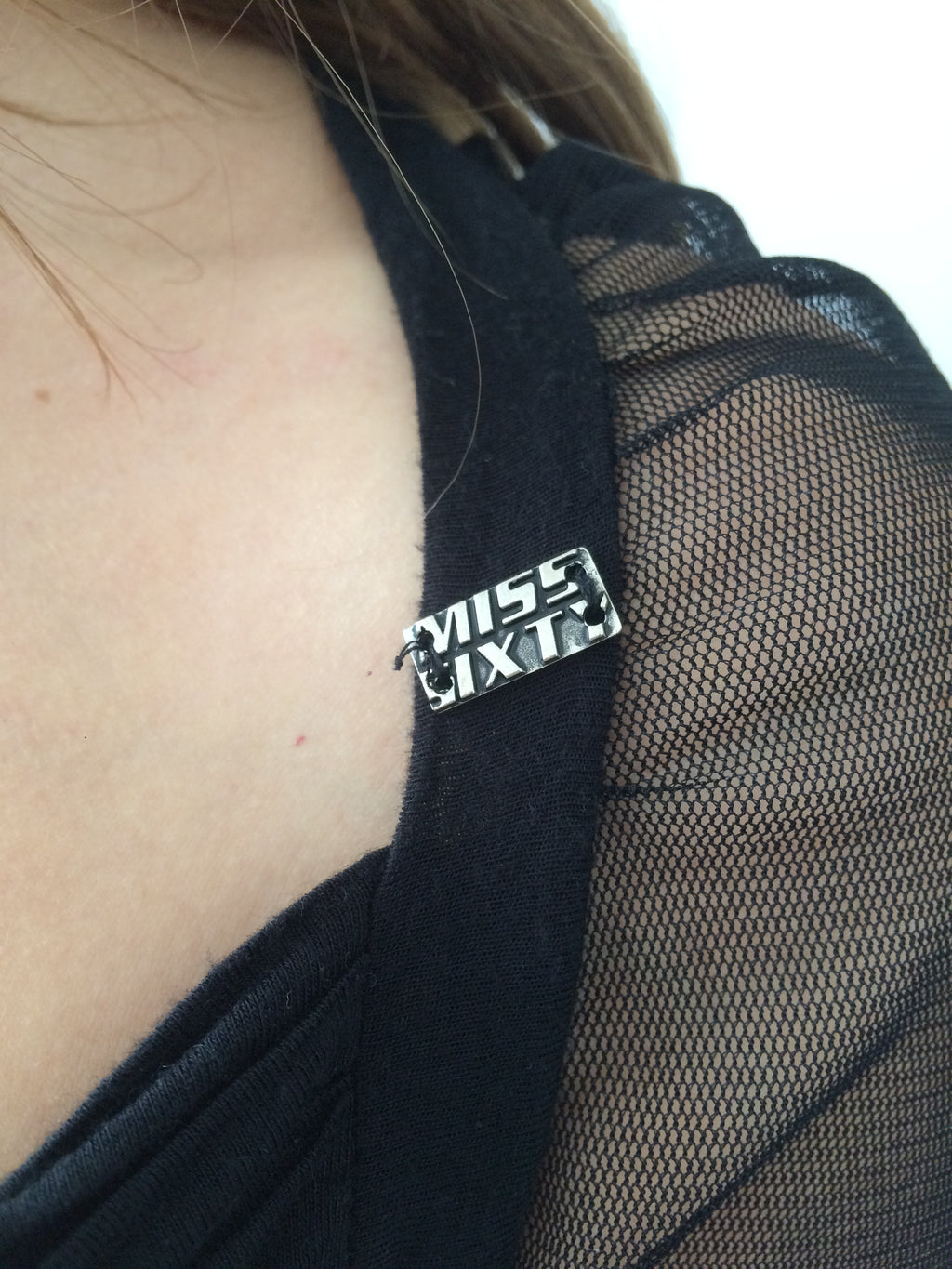 miss sixty mesh long sleeve