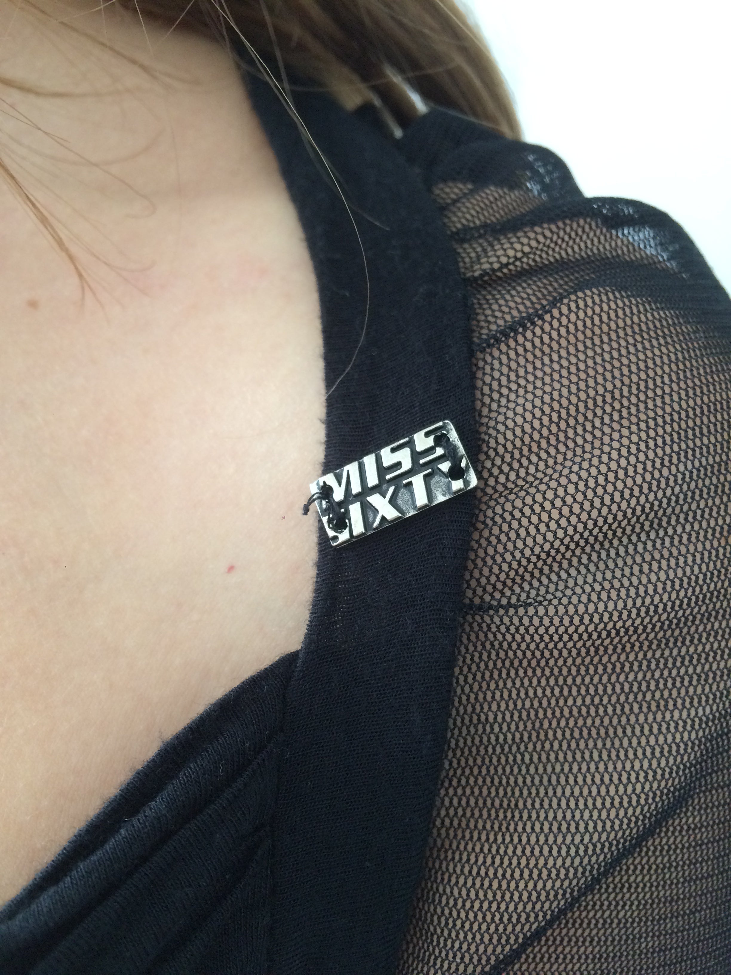 miss sixty mesh long sleeve