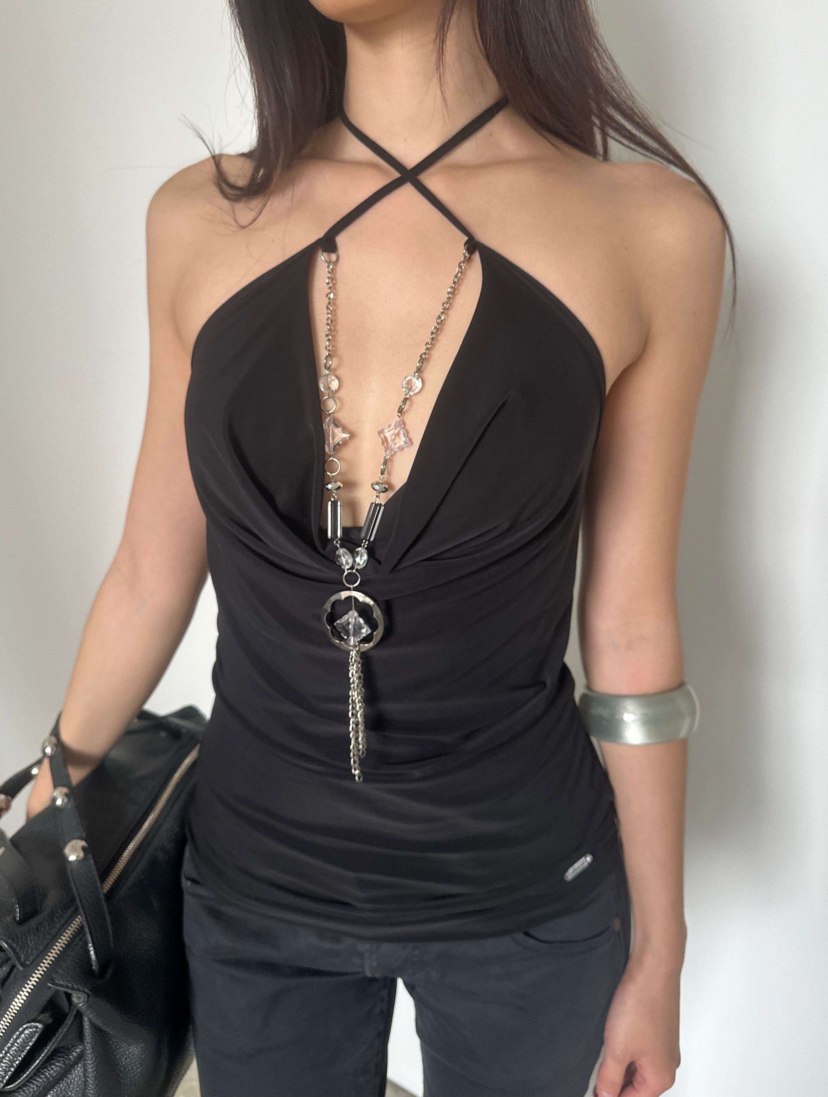 vintage italian brand halter top