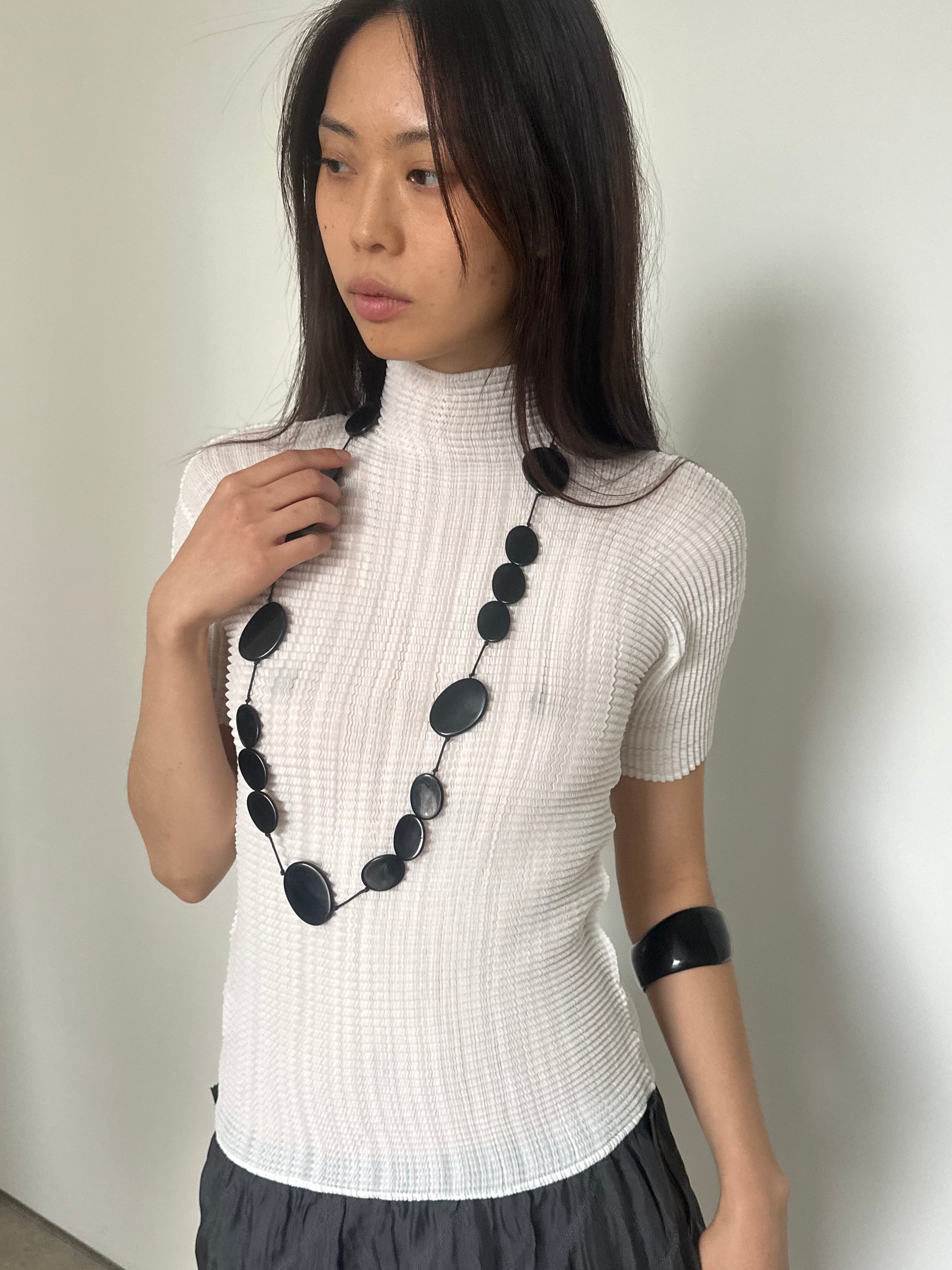 issey miyake fete pleated top