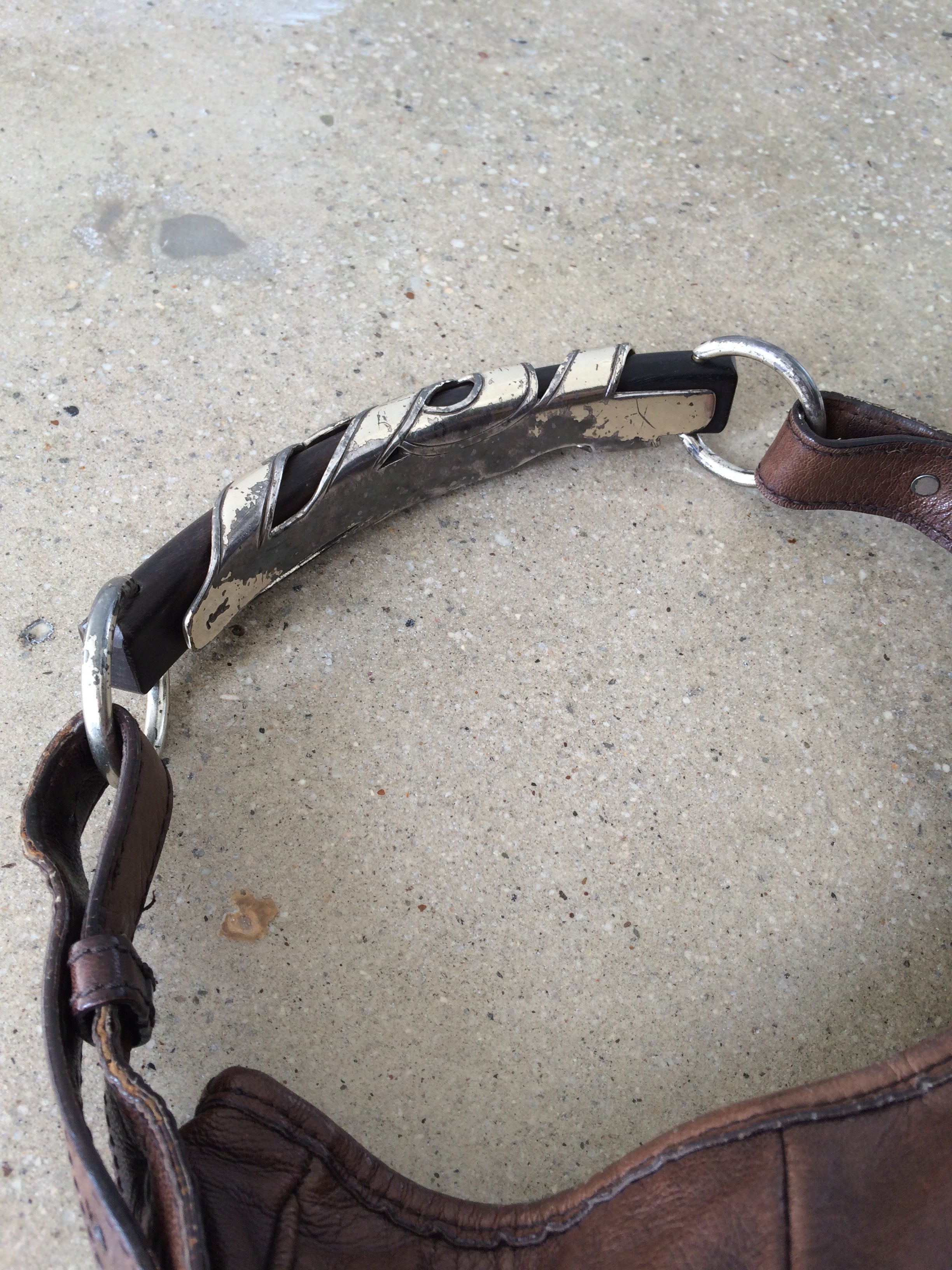 yves saint laurent brown silver handle mombasa