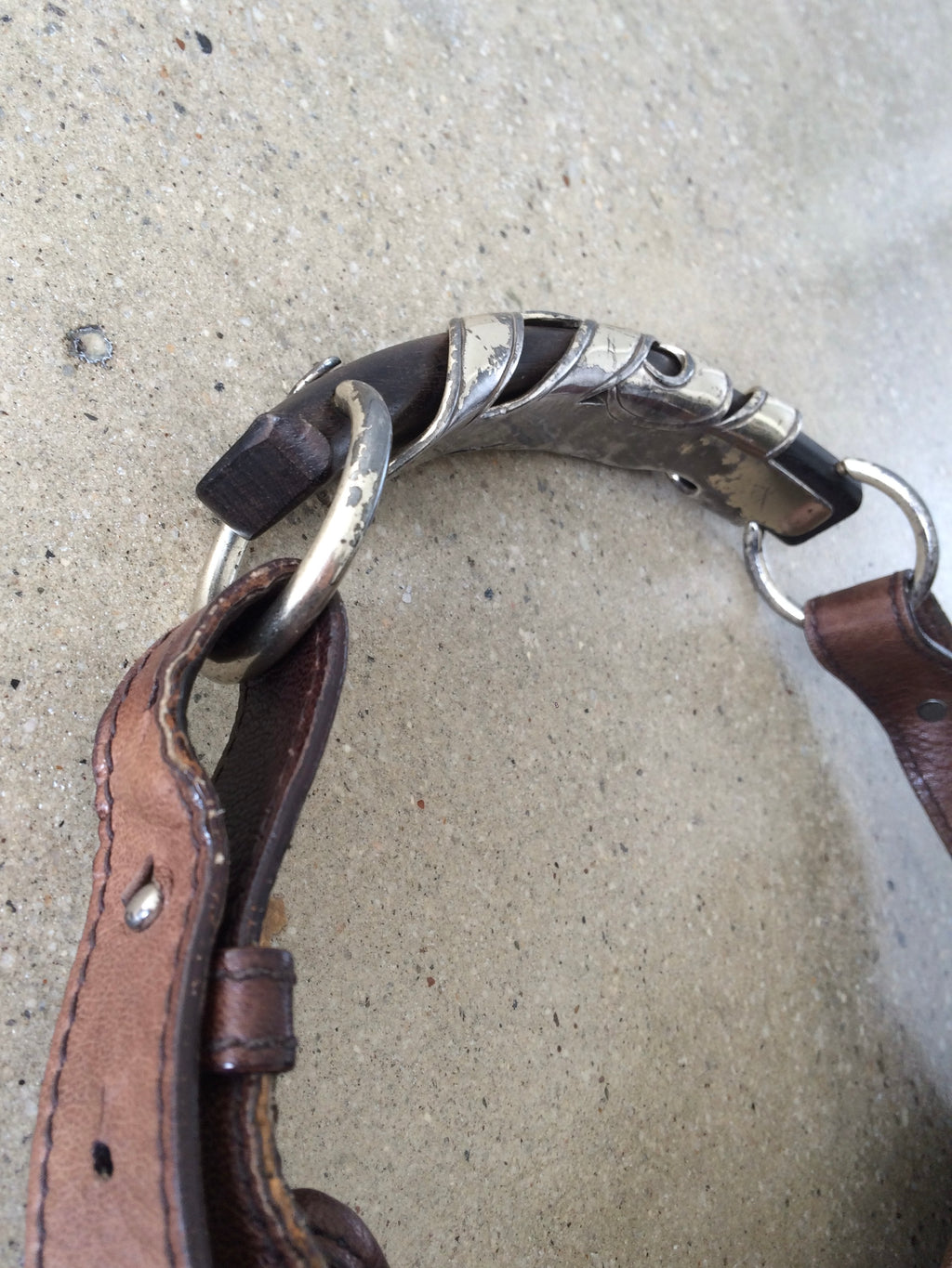 yves saint laurent brown silver handle mombasa