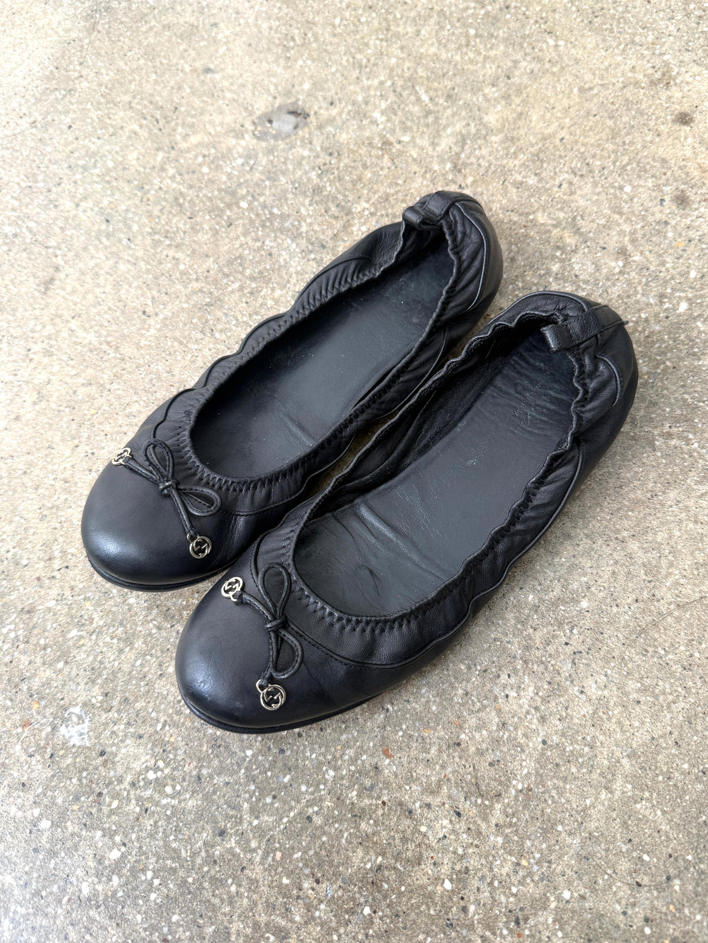vintage gucci ballet flats US 5