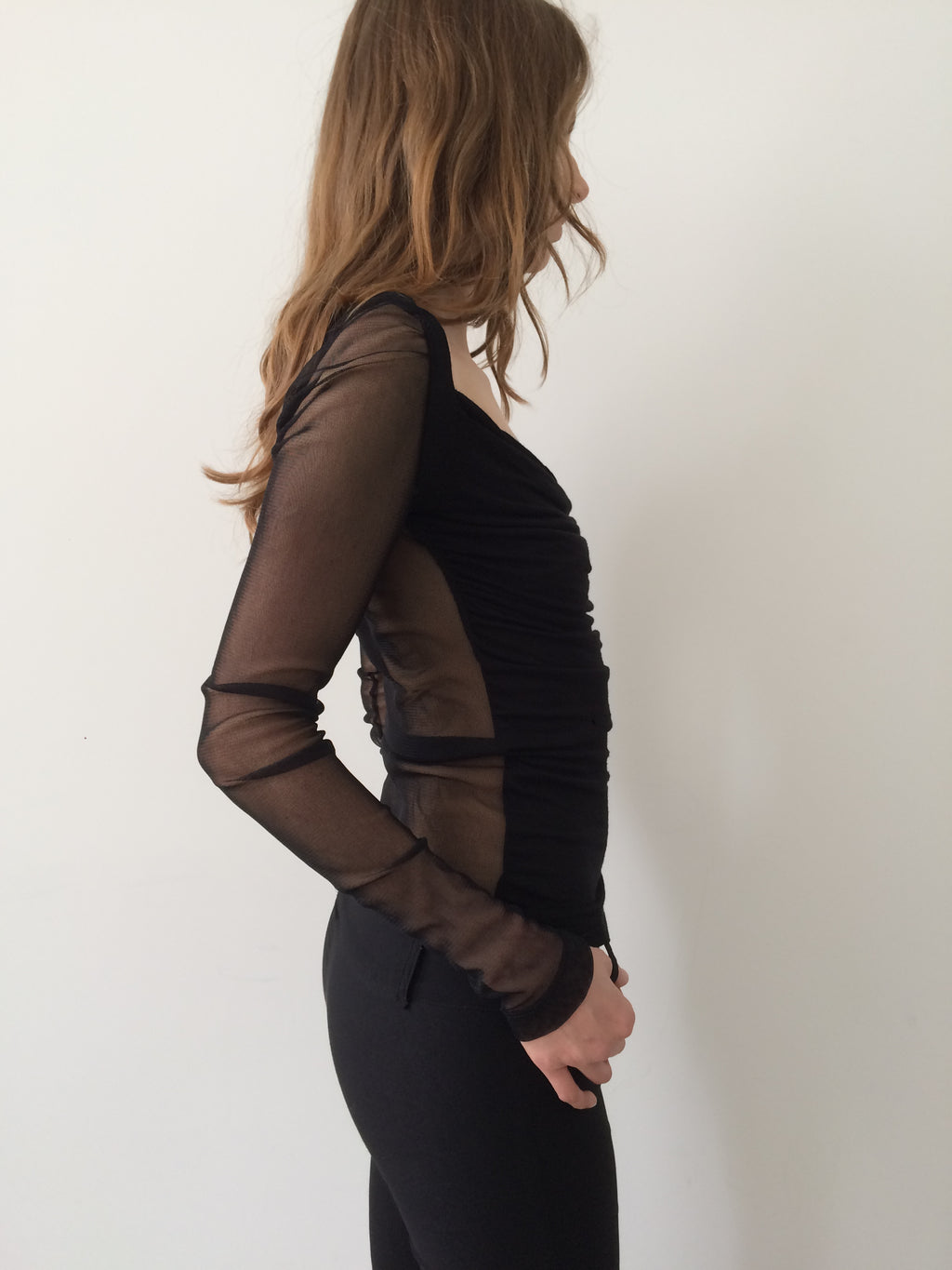 miss sixty mesh long sleeve