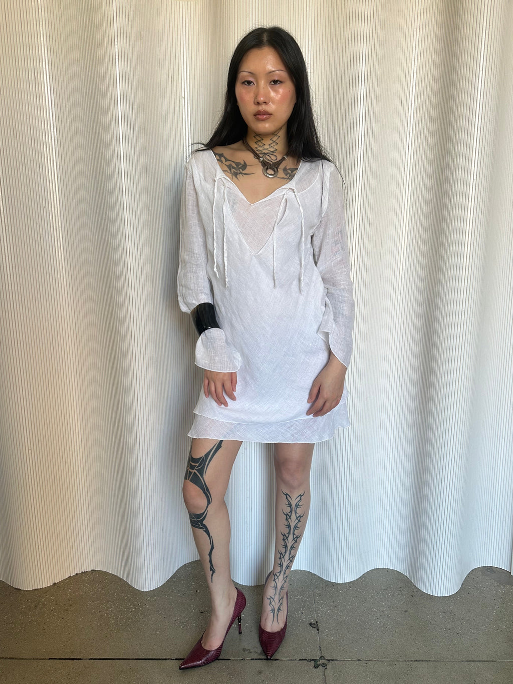 italian brand linen dress made in italy