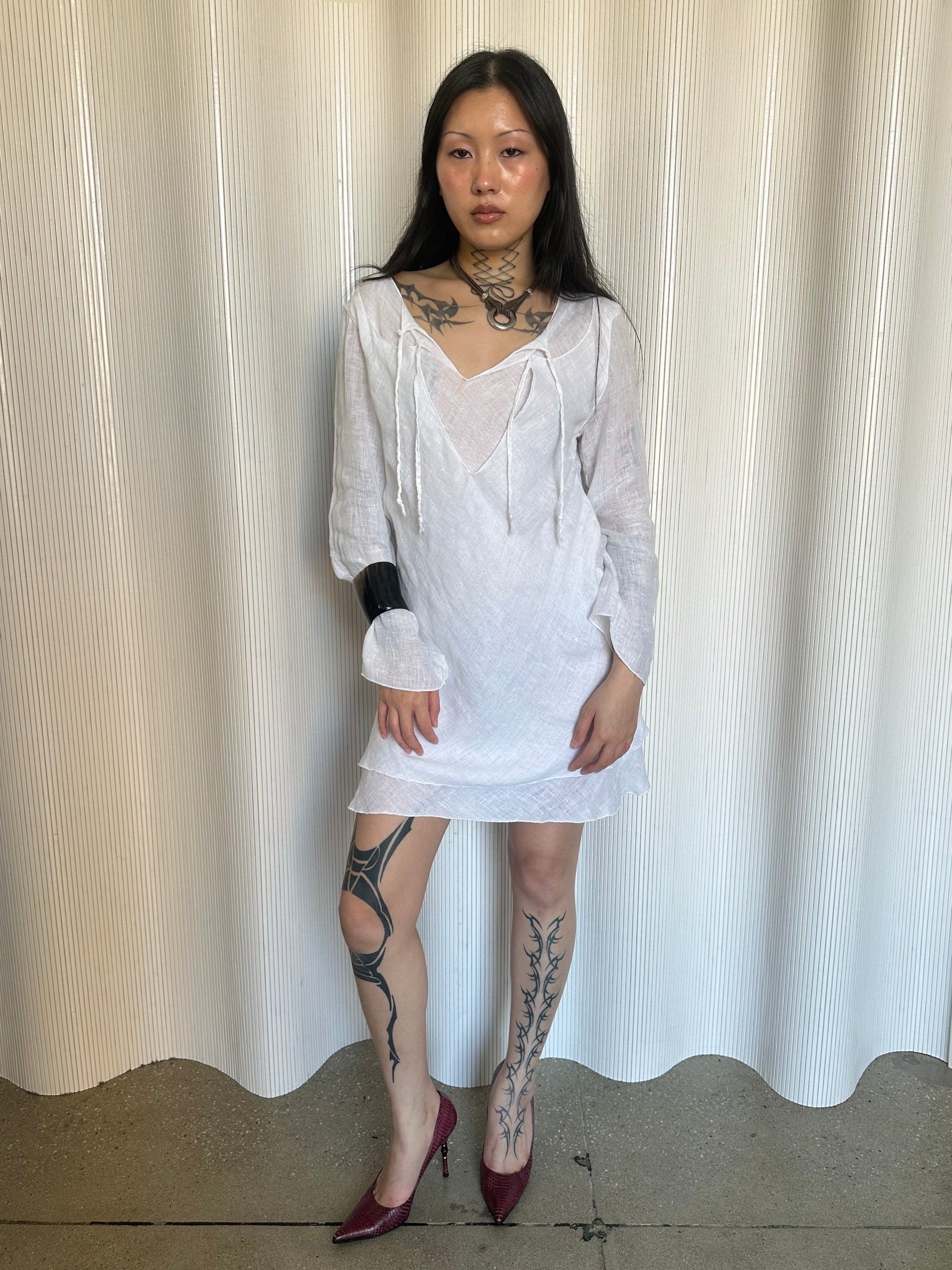 italian brand linen dress made in italy