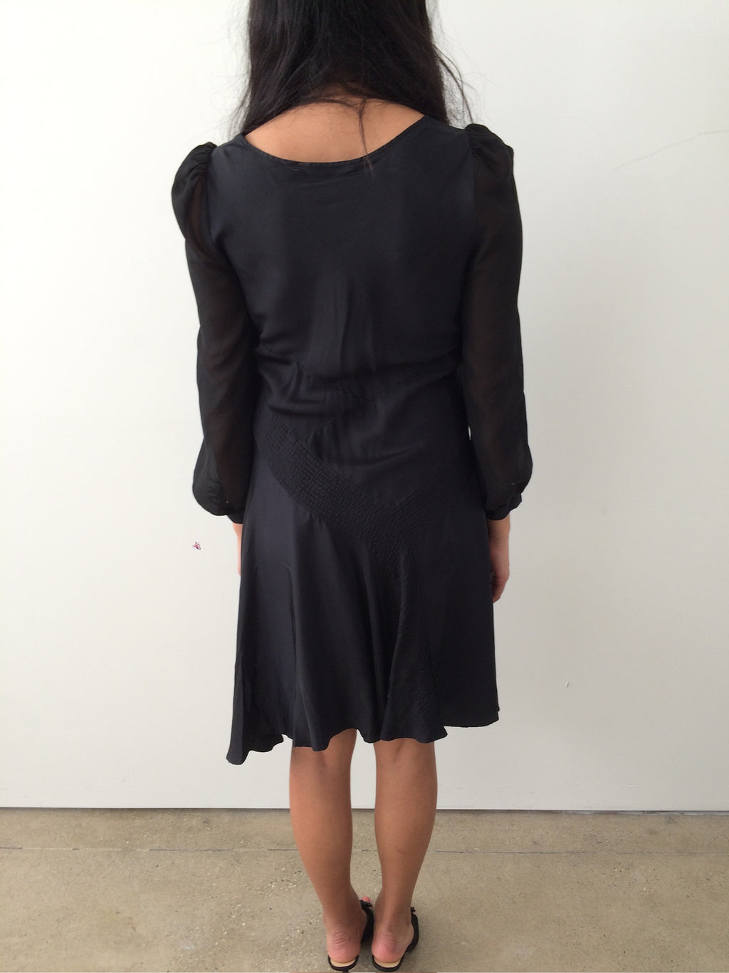 japanese brand panelled seam dress
