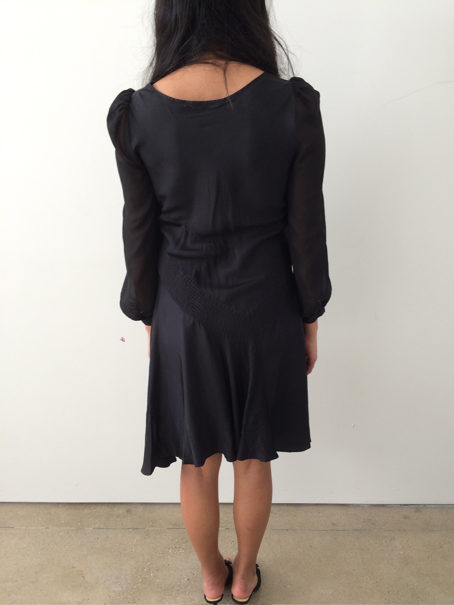 japanese brand panelled seam dress